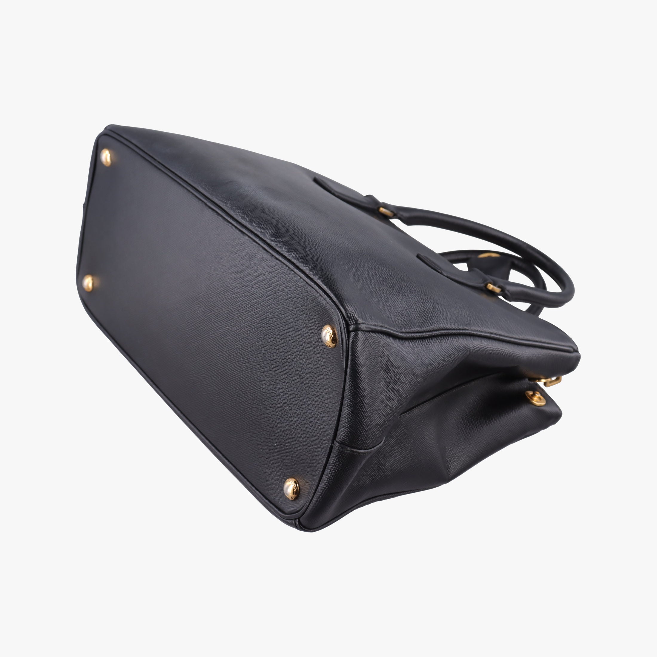 Pre-owned Prada Galleria Black SAFFIANO Leather BN2274 handbag | stylenewstar