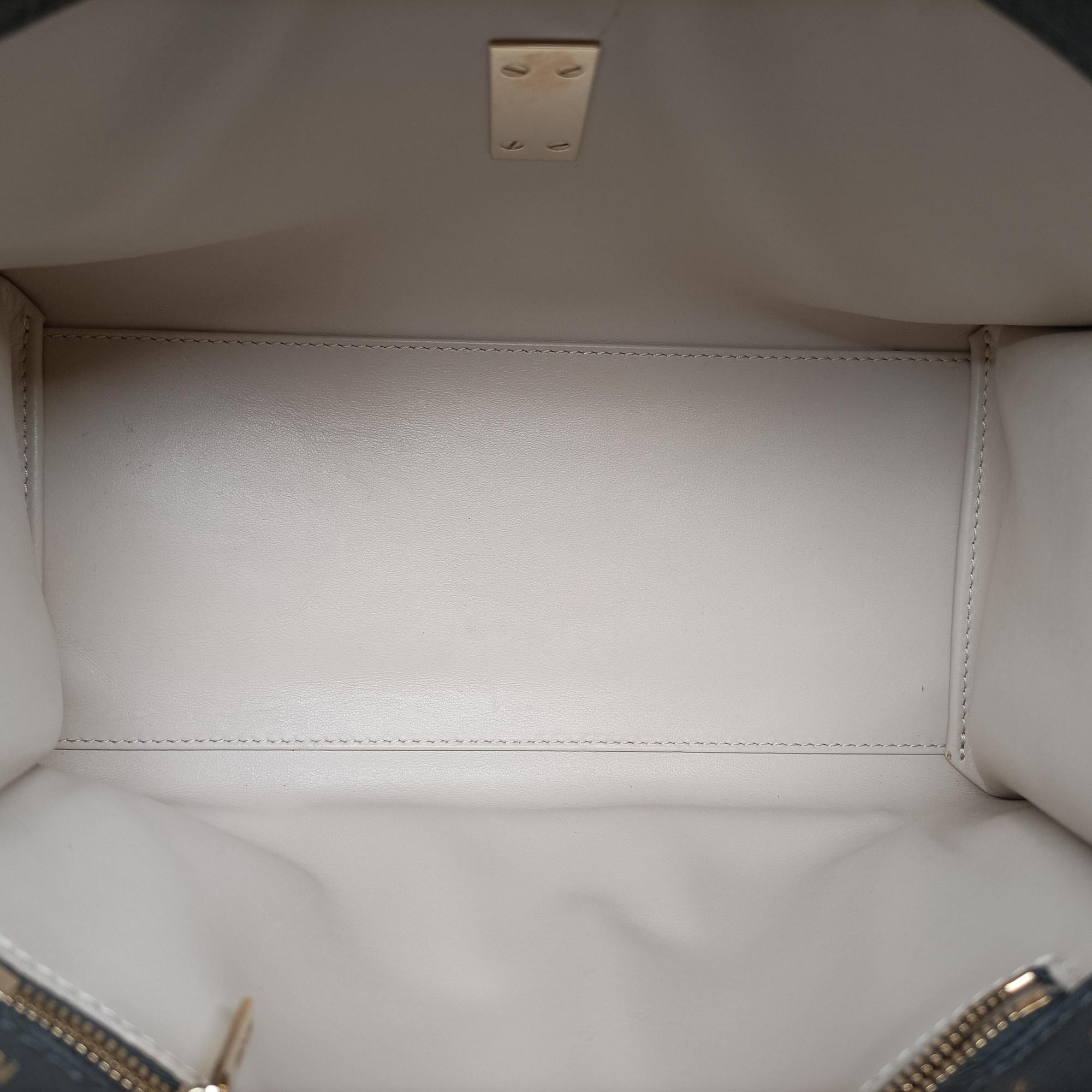 Pre-owned Valextra ISIDE Gray×orange×pink Leather  shoulderbag | stylenewstar