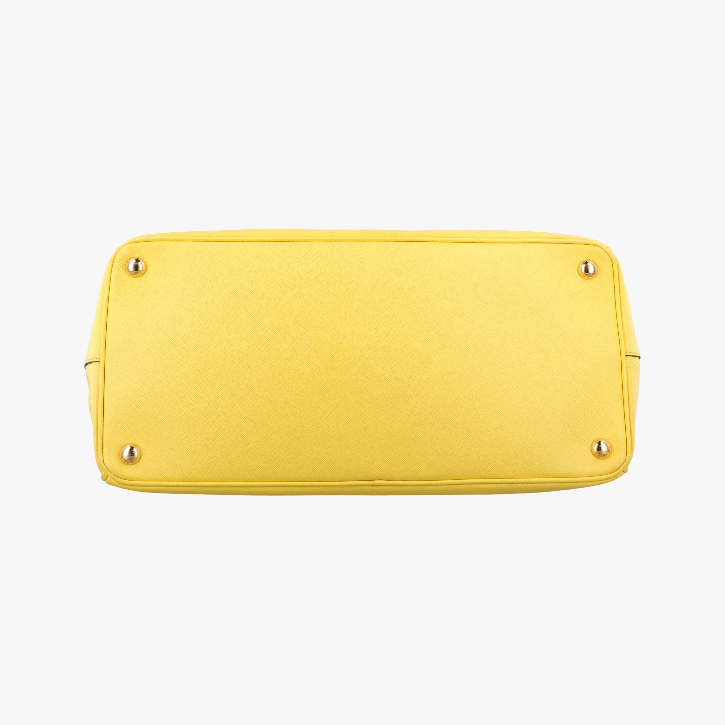 Vintage Prada Galleria Yellow SAFFIANO Leather BN2274 shoulderbag | stylenewstar