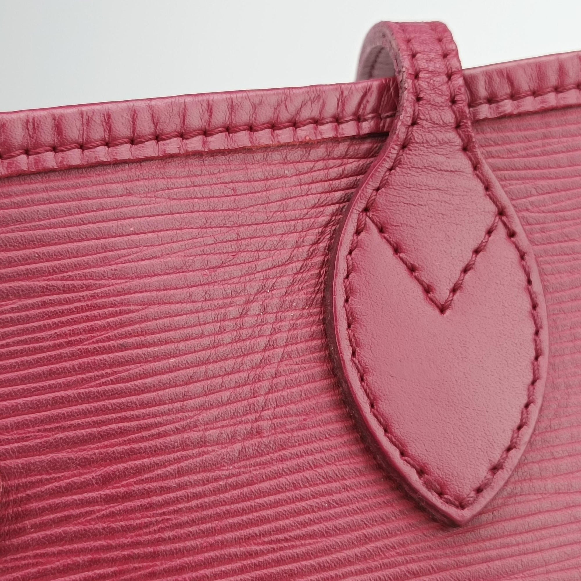 Secondhand Louis Vuitton Neverfull MM Fuchsia EPI M40882 handbag | stylenewstar