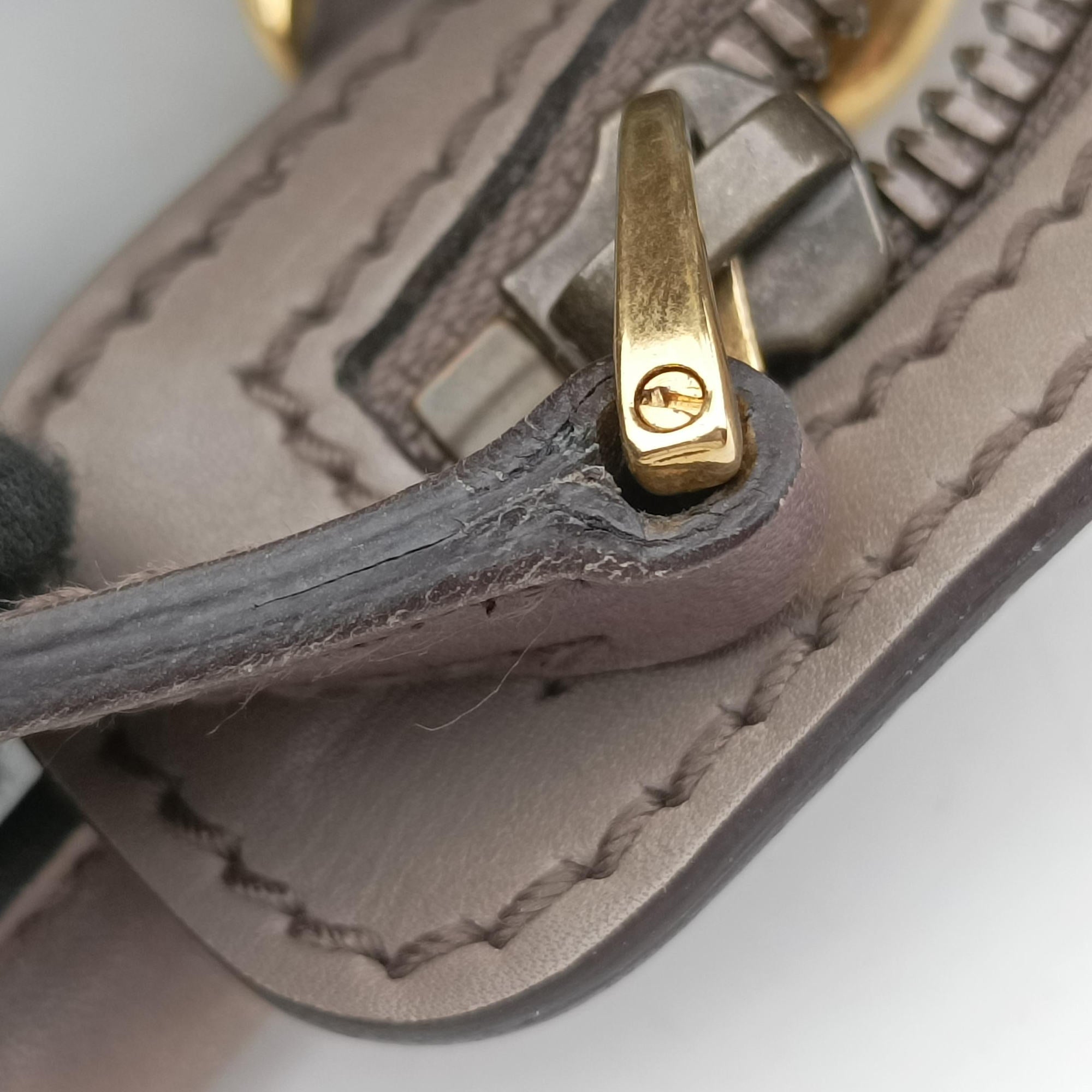 Vintage Gucci horse bit Grey Leather 296900 handbag | stylenewstar