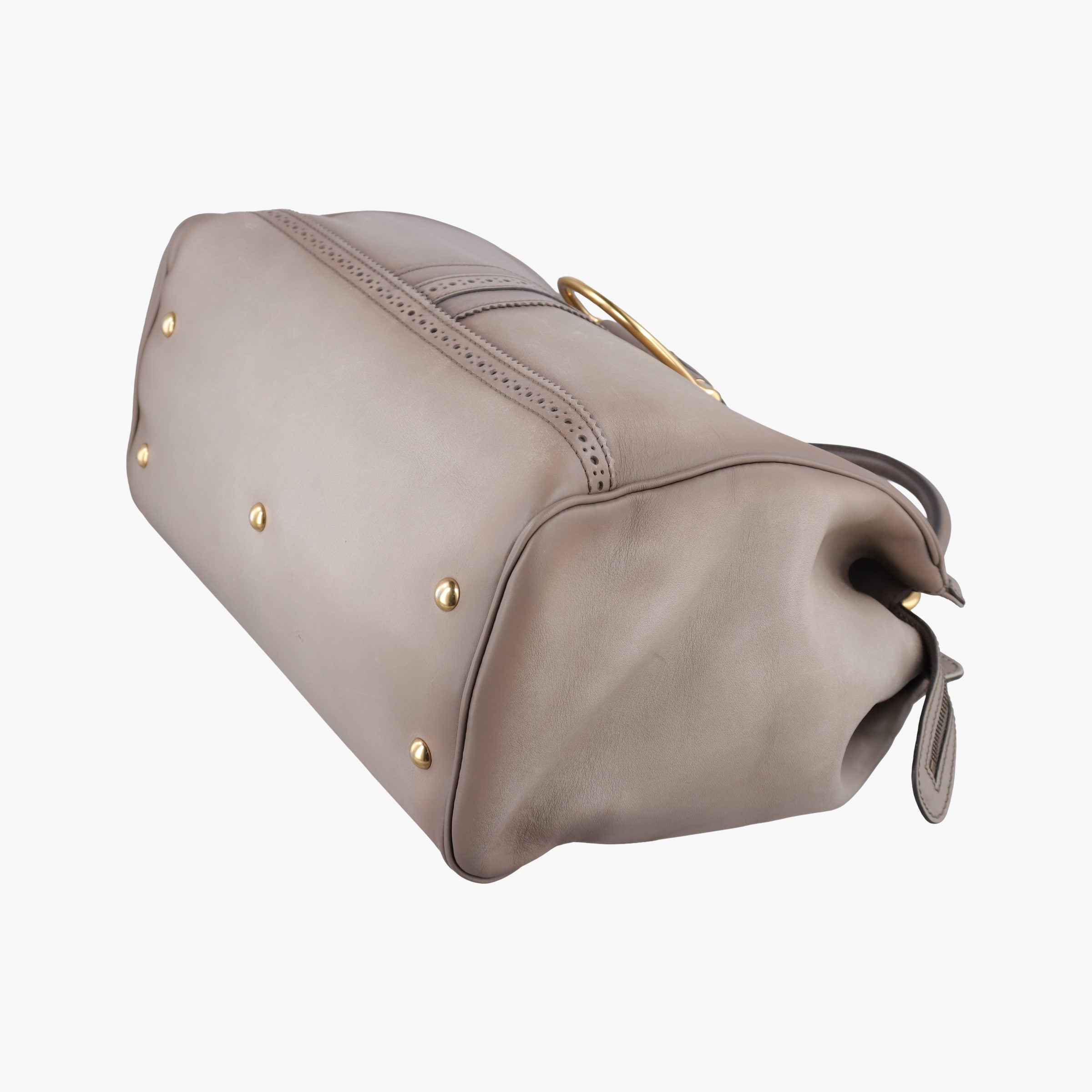 Vintage Gucci horse bit Grey Leather 296900 handbag | stylenewstar