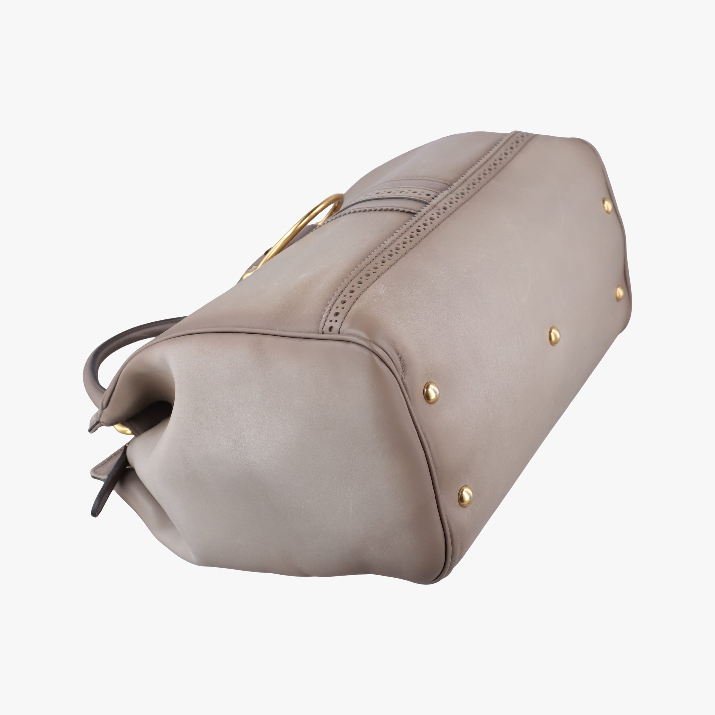 Vintage Gucci horse bit Grey Leather 296900 handbag | stylenewstar