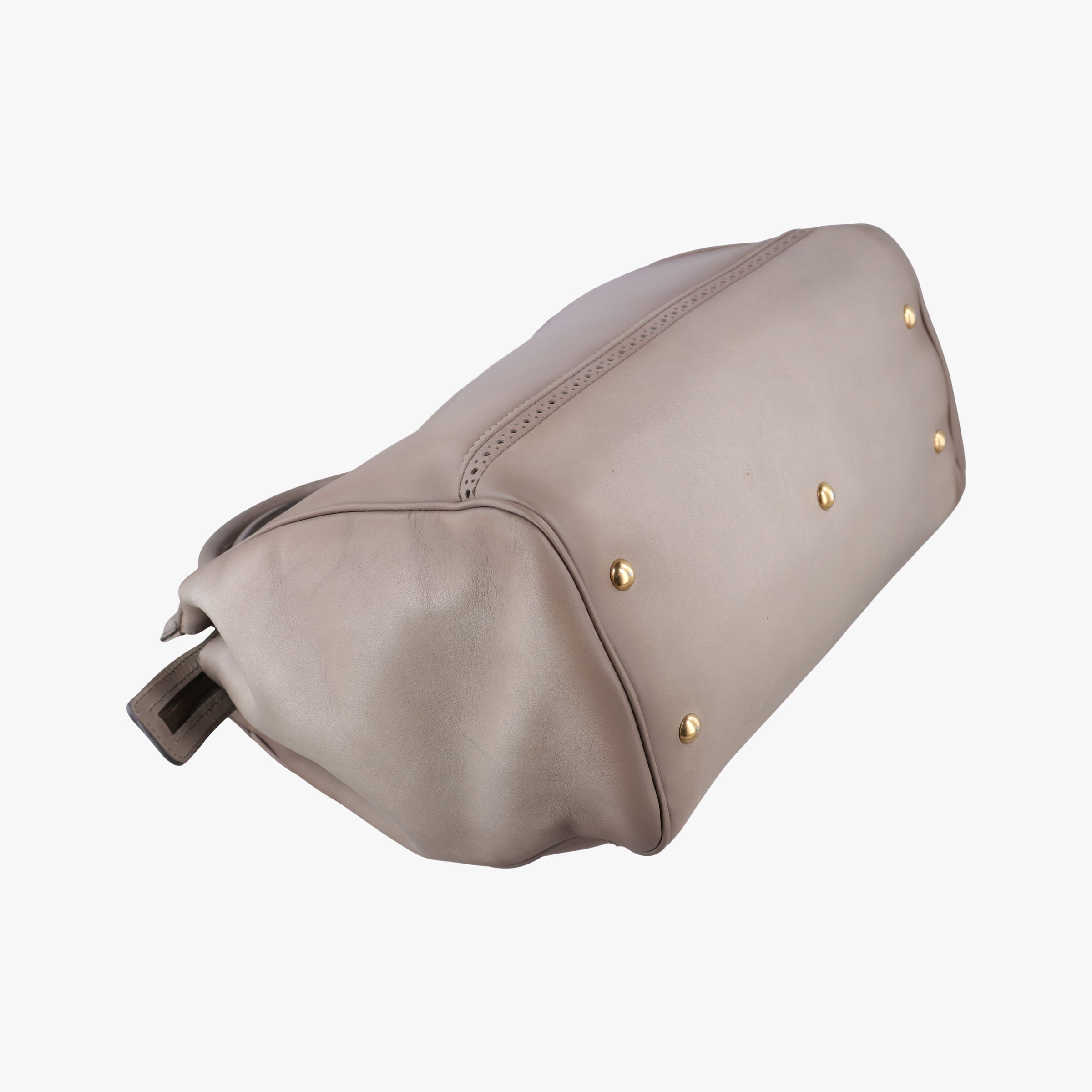 Vintage Gucci horse bit Grey Leather 296900 handbag | stylenewstar