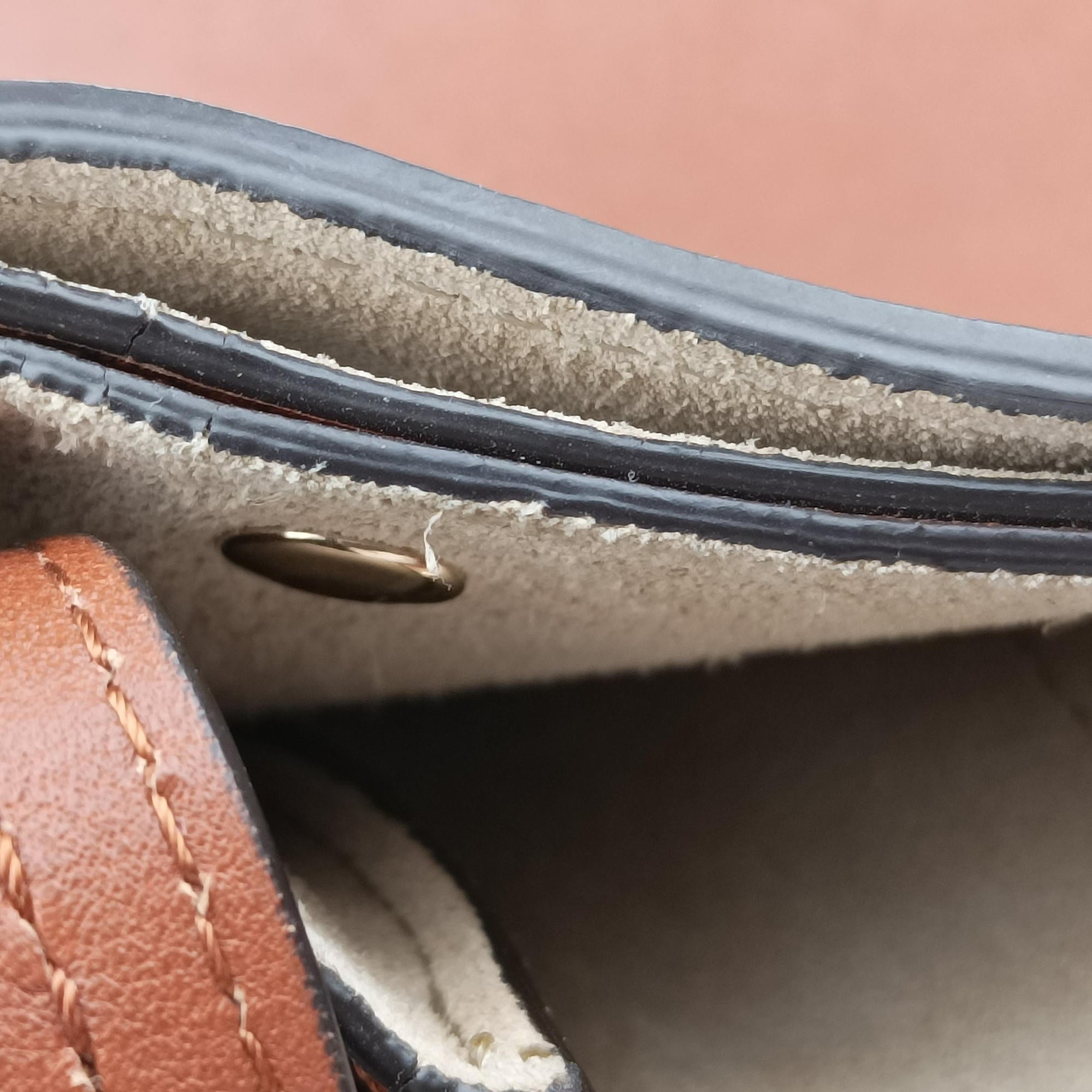 Secondhand Chloe FAYE Brown Suede × leather  shoulderbag | stylenewstar