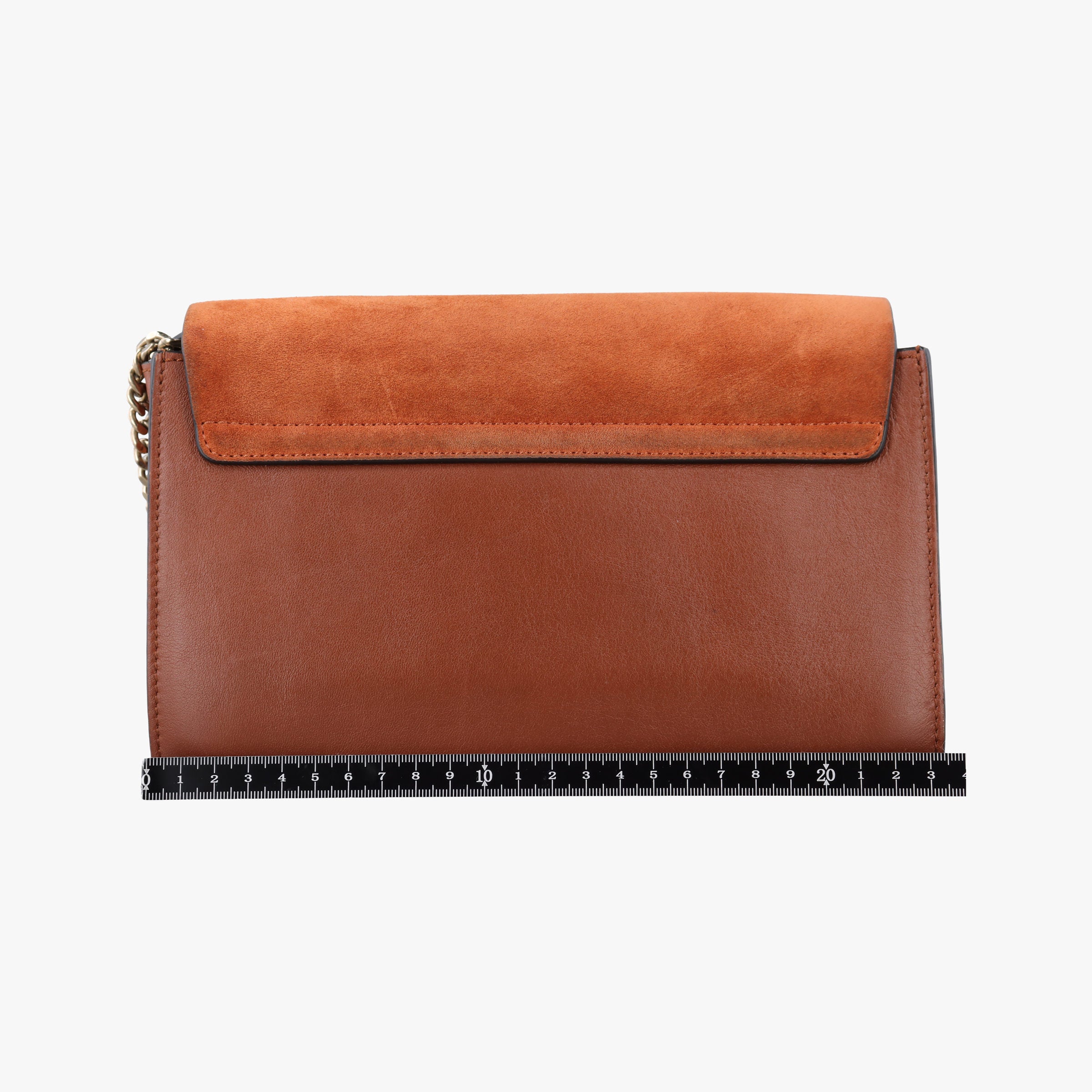 Secondhand Chloe FAYE Brown Suede × leather  shoulderbag | stylenewstar