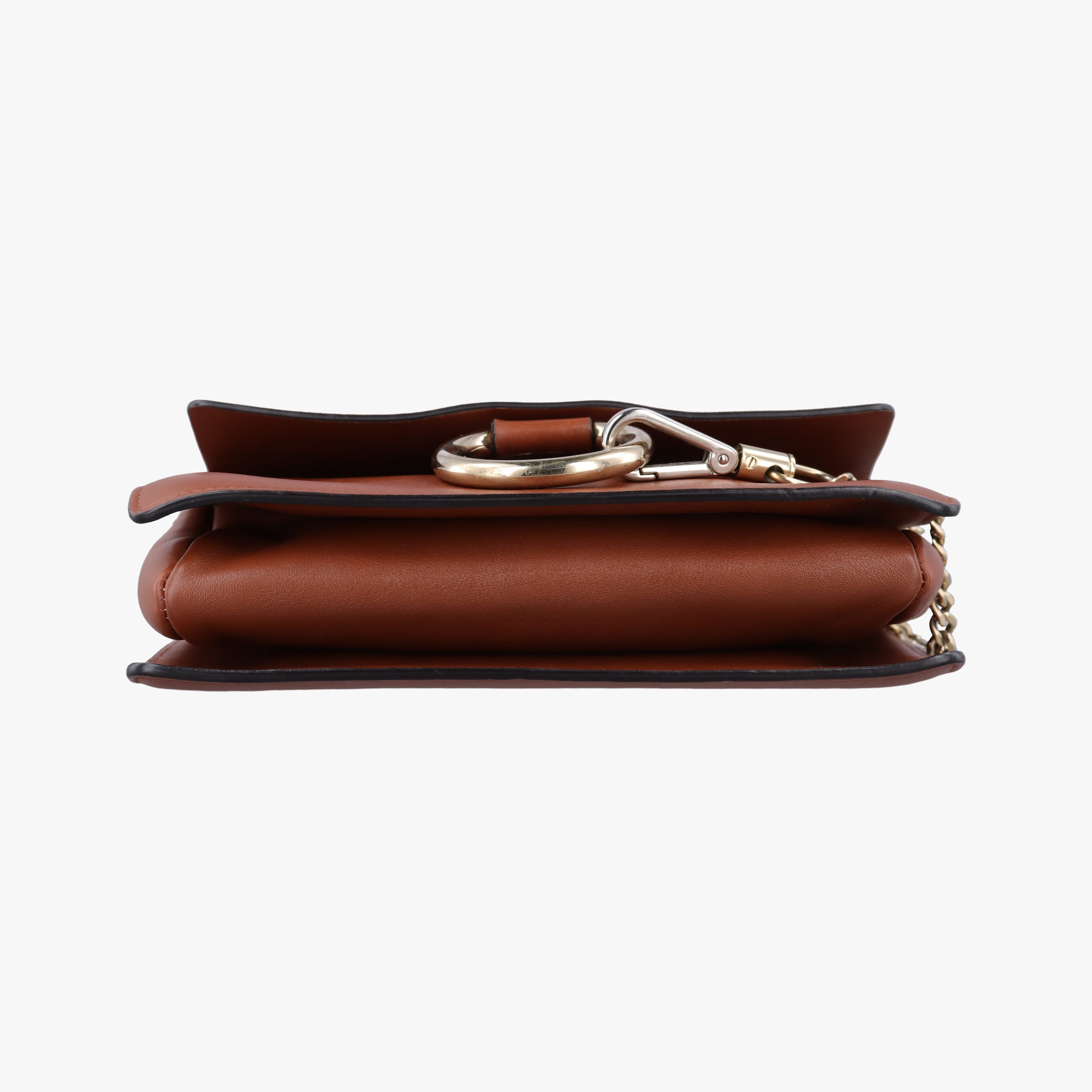 Secondhand Chloe FAYE Brown Suede × leather  shoulderbag | stylenewstar