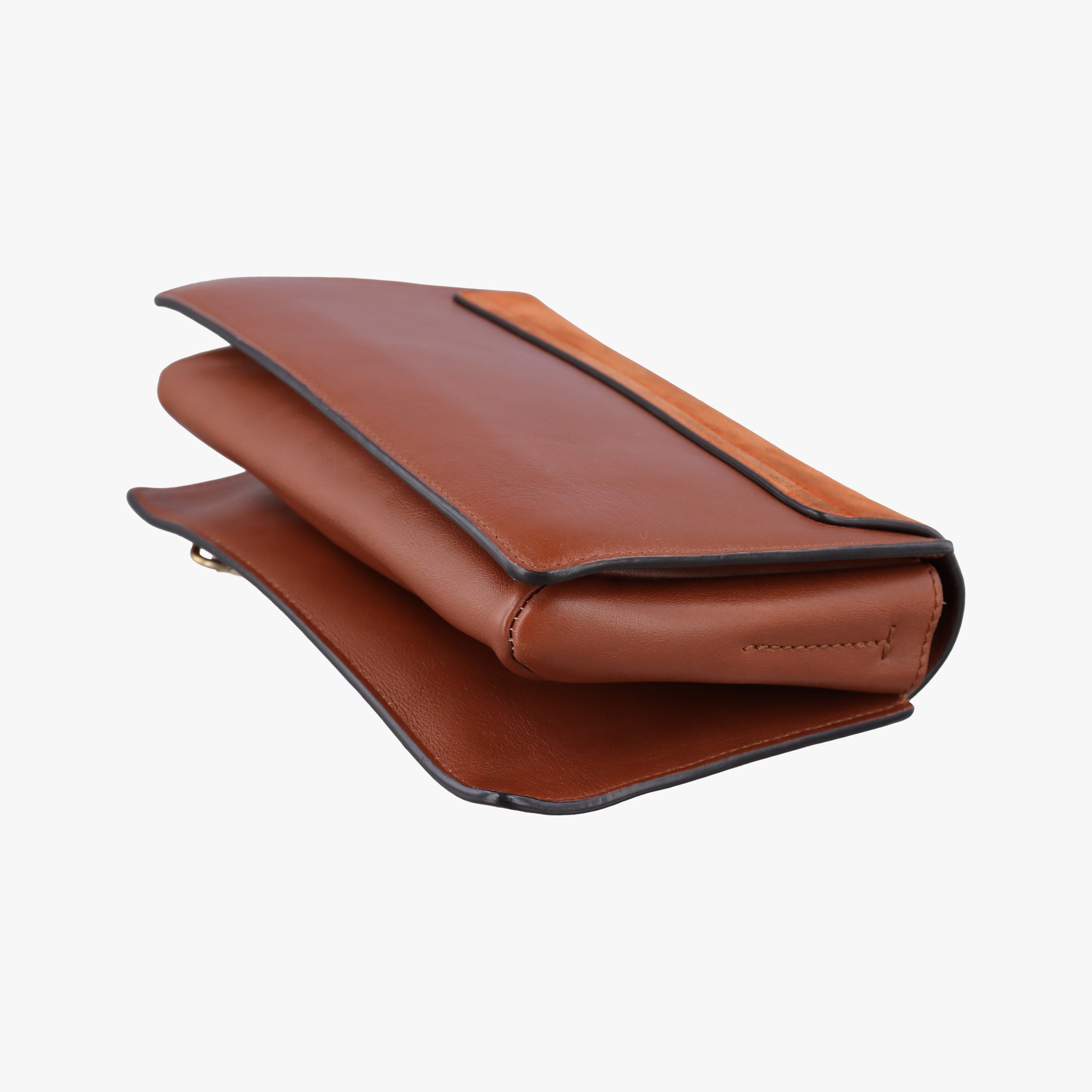 Secondhand Chloe FAYE Brown Suede × leather  shoulderbag | stylenewstar