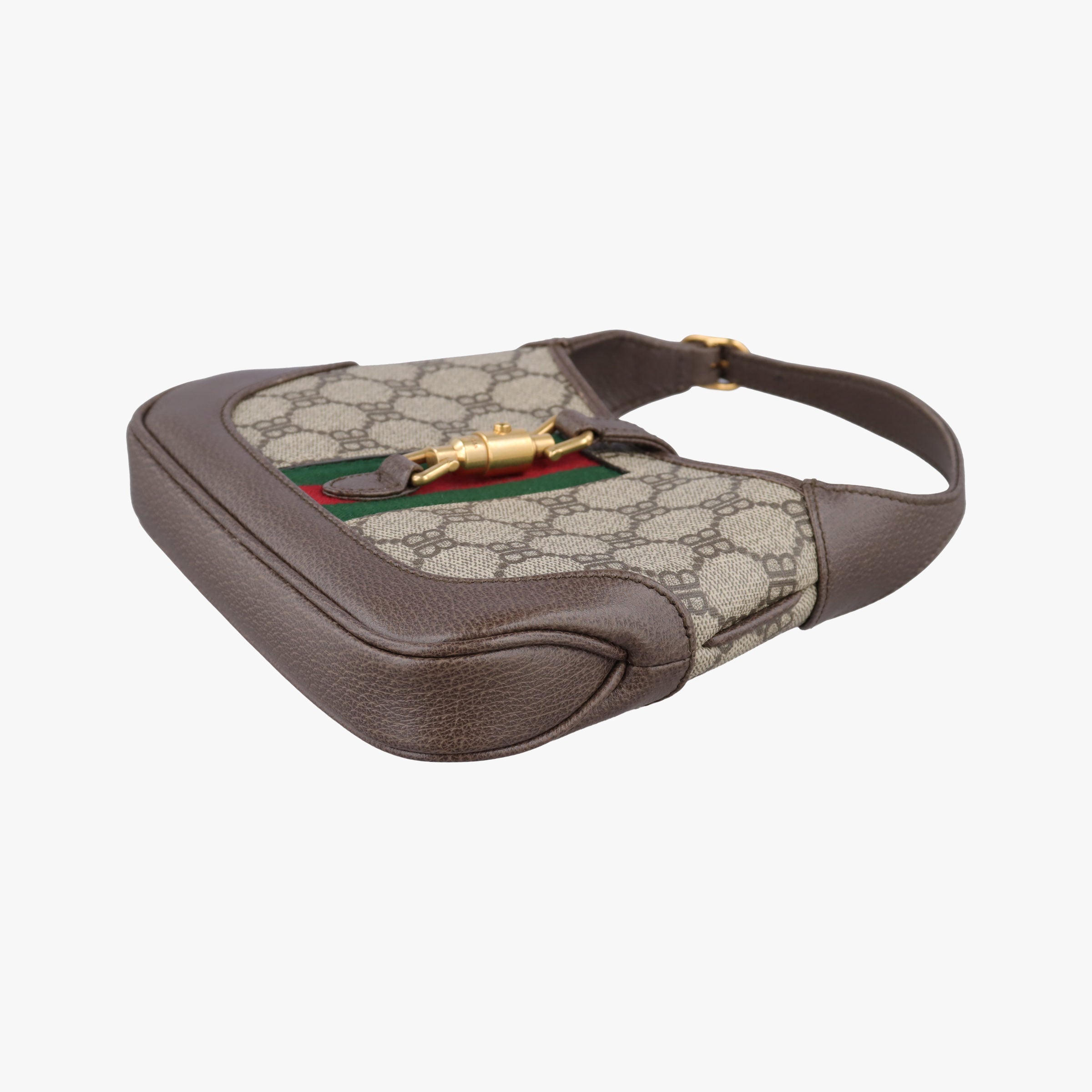 Pre-owned Balenciaga The Hacker Jackie brown x beige x multicolor PVC coated canvas×leather 680132 shoulderbag | stylenewstar