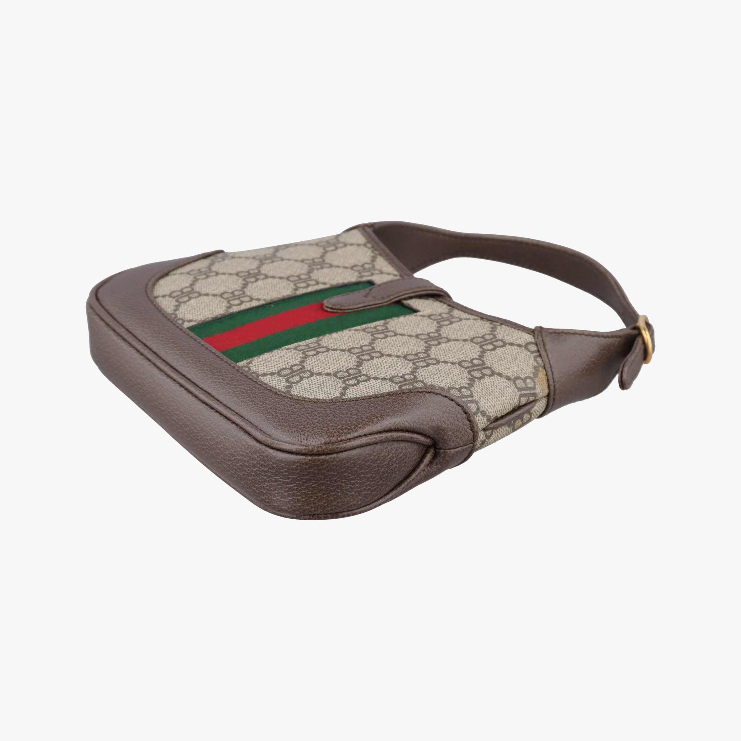 Pre-owned Balenciaga The Hacker Jackie brown x beige x multicolor PVC coated canvas×leather 680132 shoulderbag | stylenewstar