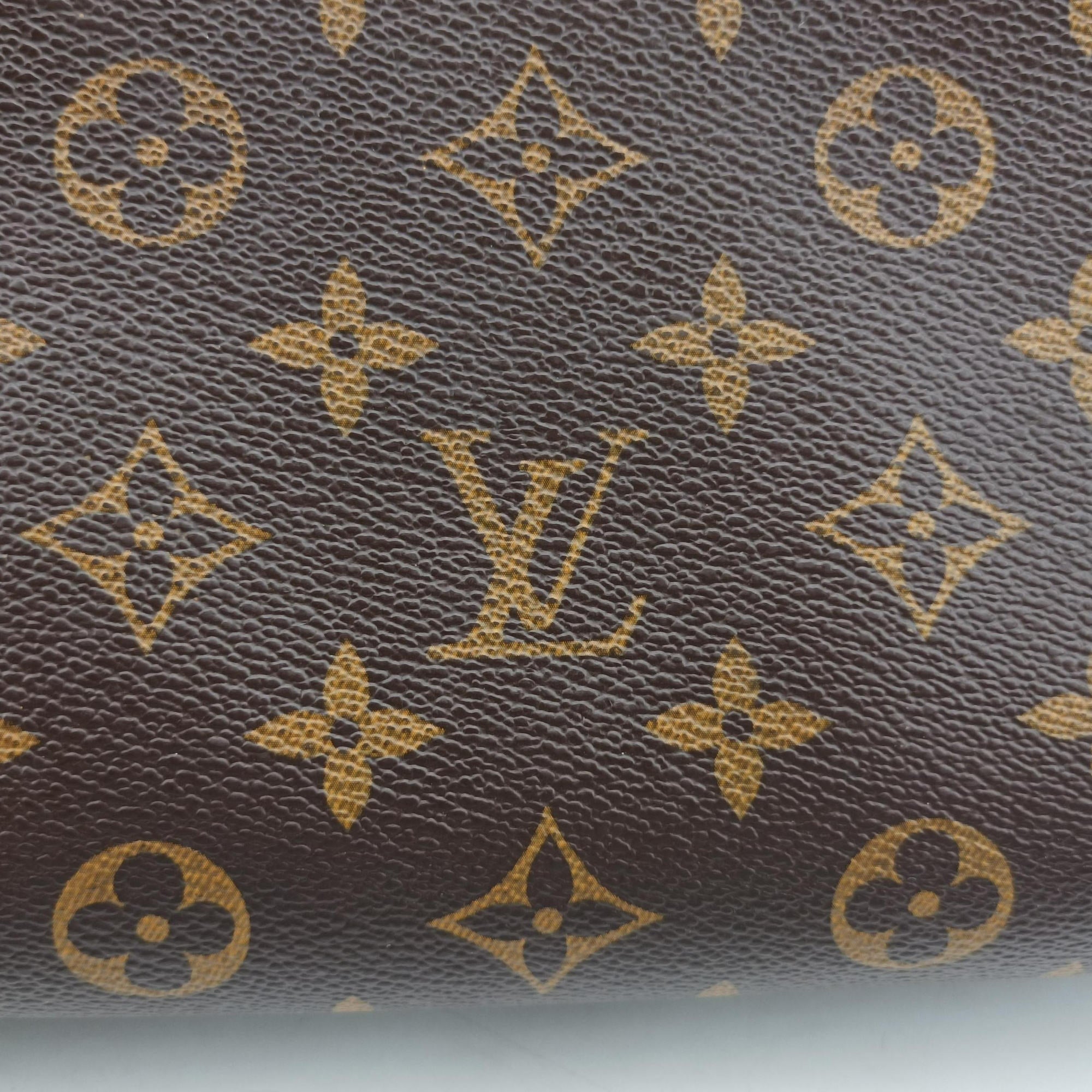 Pre-owned Louis Vuitton TORRES Brown×black Monogram Macassar×calf leather M40387 shoulderbag | stylenewstar