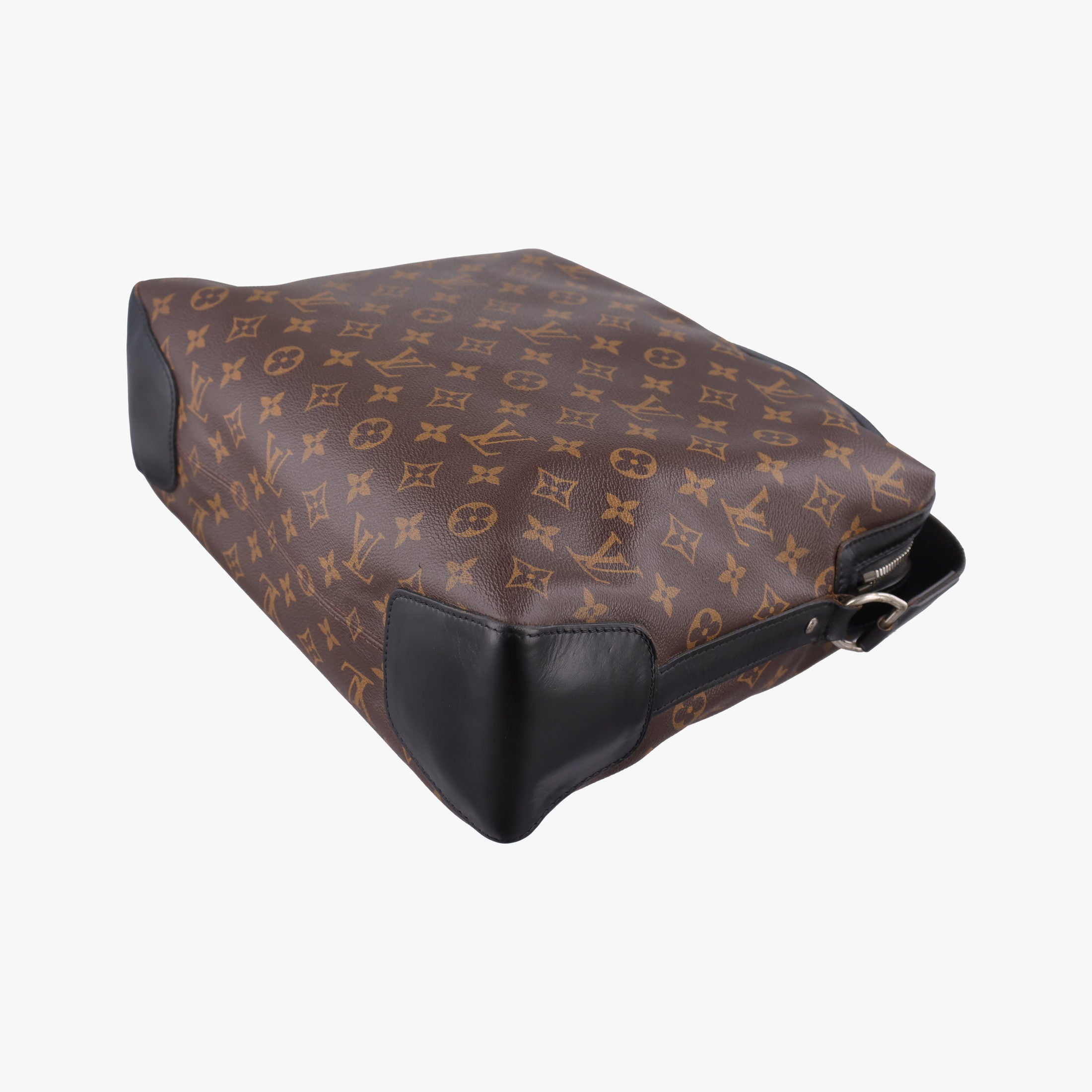 Pre-owned Louis Vuitton TORRES Brown×black Monogram Macassar×calf leather M40387 shoulderbag | stylenewstar
