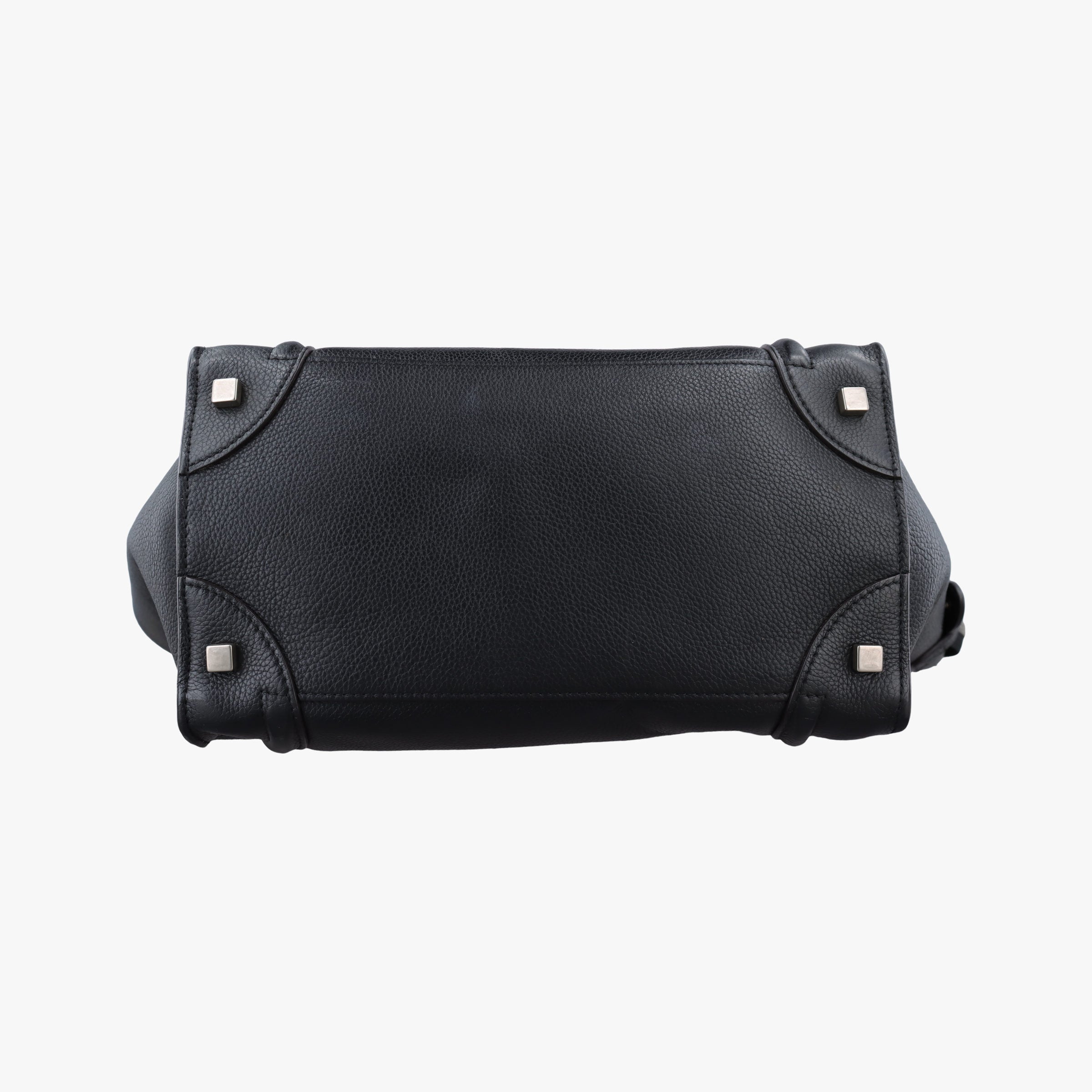 Secondhand Celine Luggage Mini Shopper Black Leather  handbag | stylenewstar