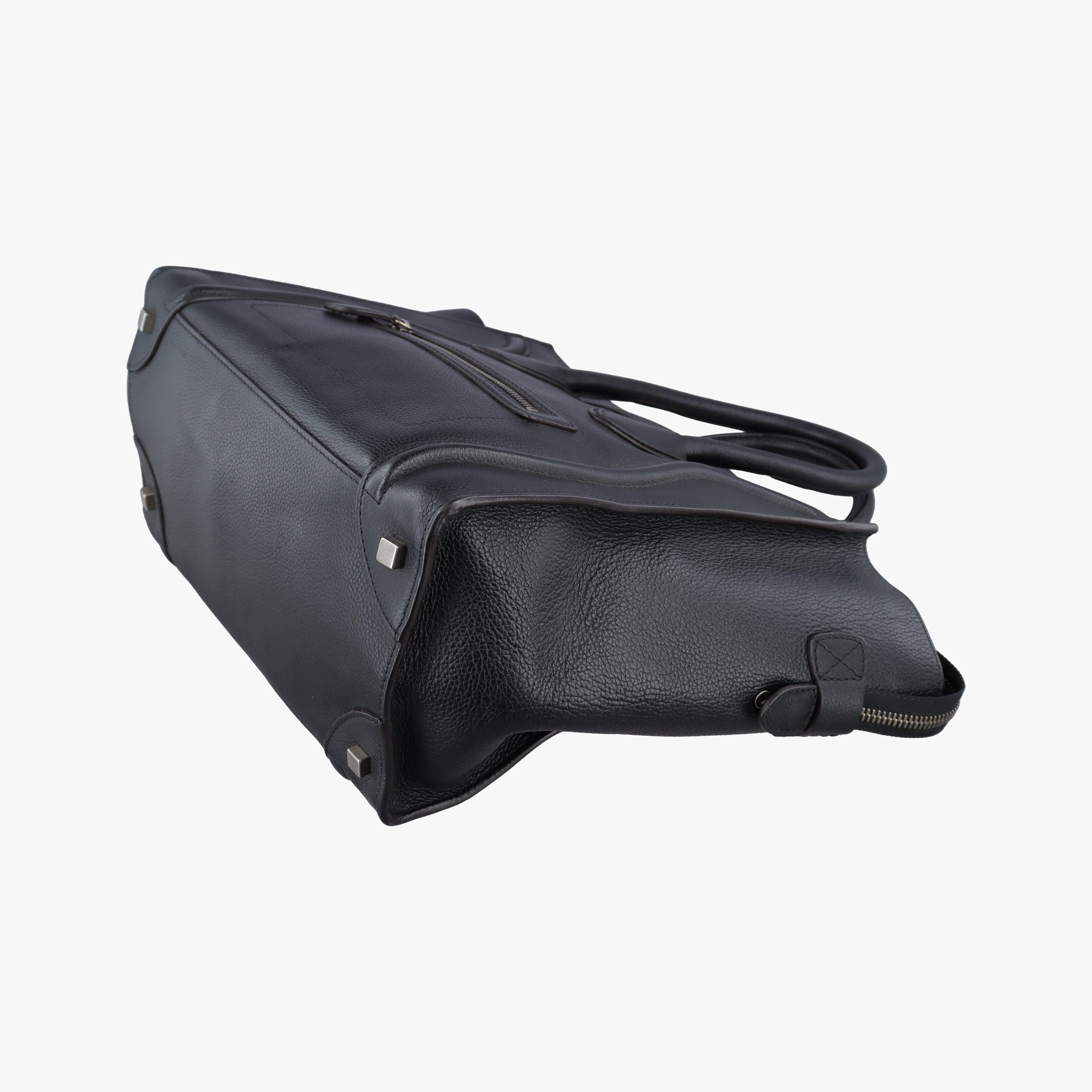 Secondhand Celine Luggage Mini Shopper Black Leather  handbag | stylenewstar