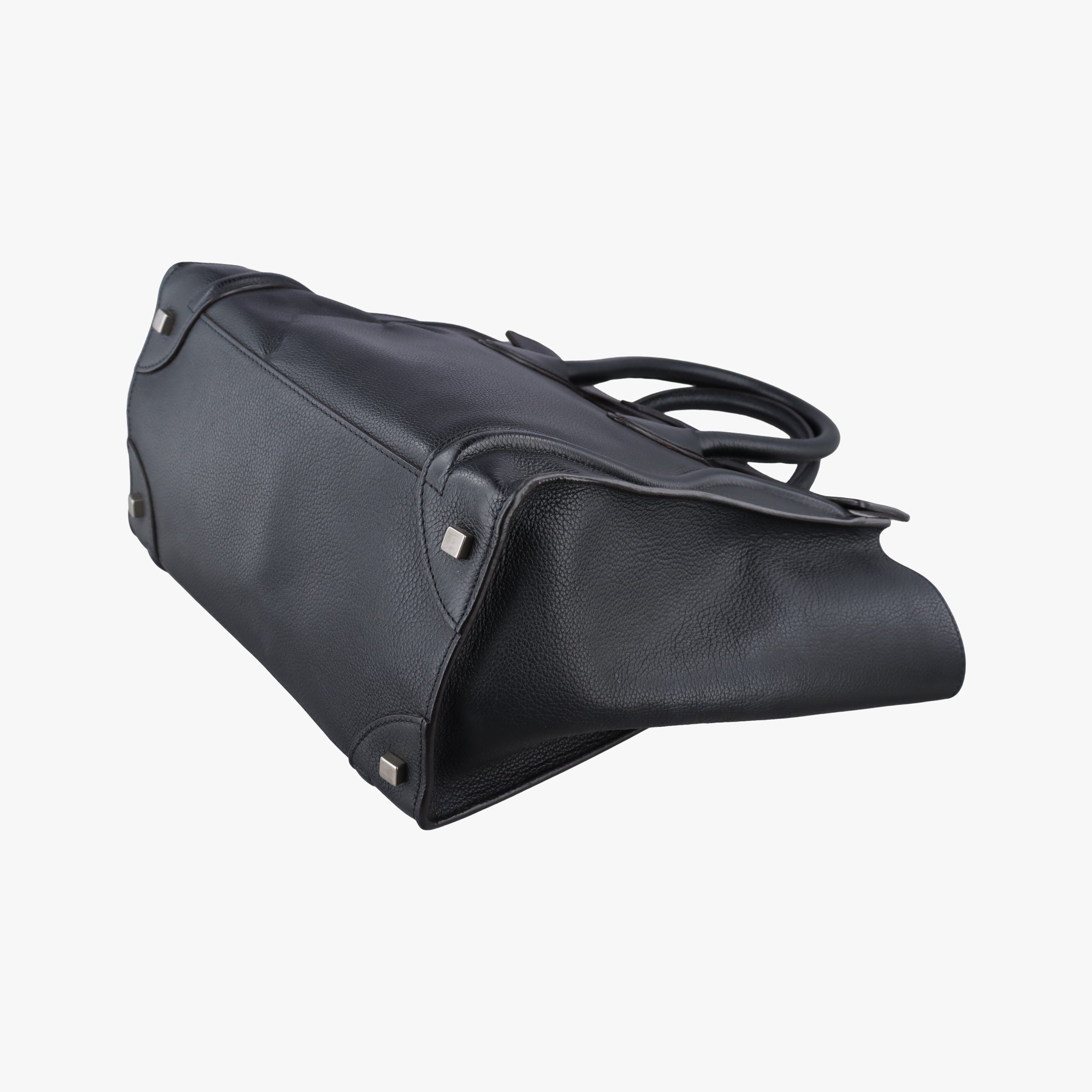 Secondhand Celine Luggage Mini Shopper Black Leather  handbag | stylenewstar
