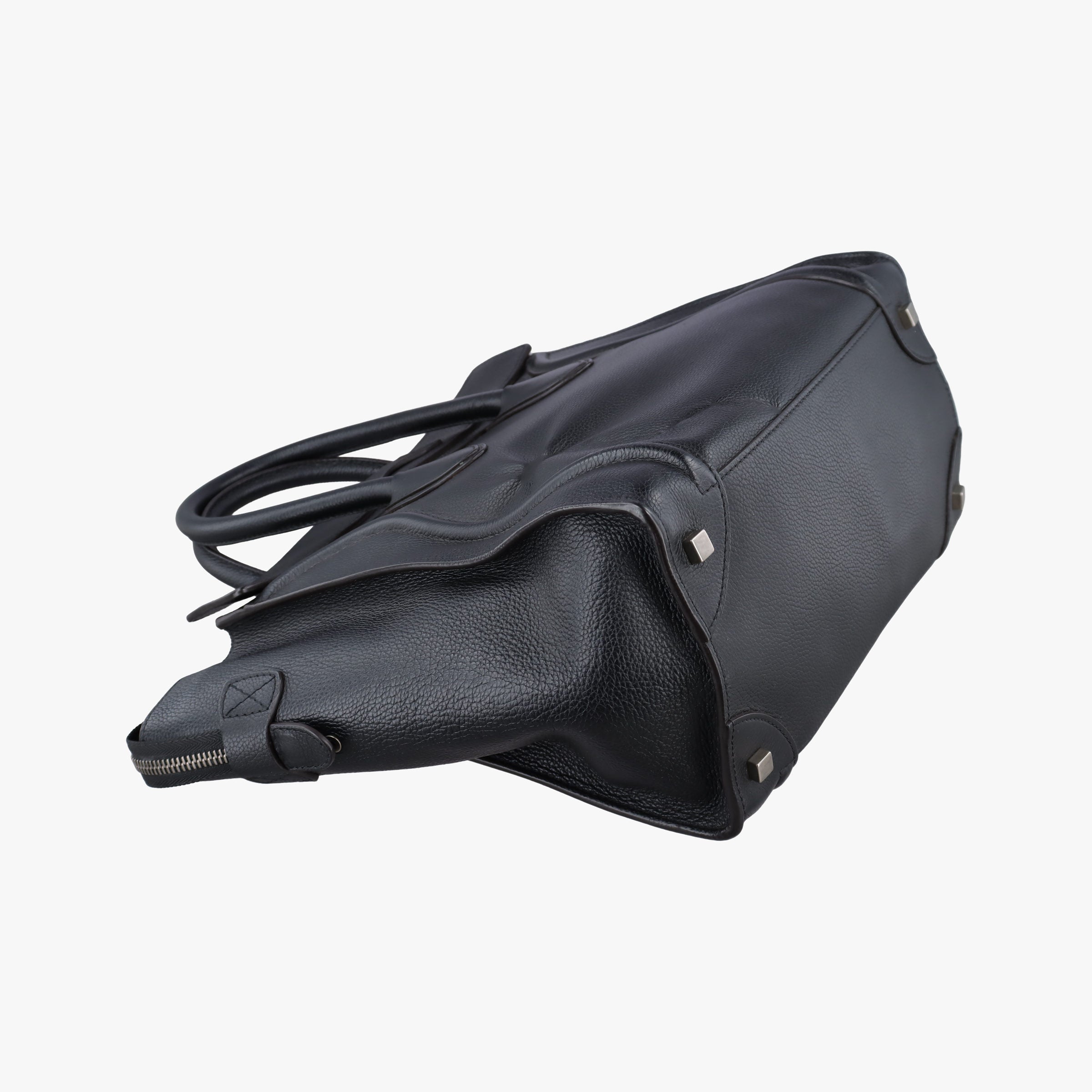 Secondhand Celine Luggage Mini Shopper Black Leather  handbag | stylenewstar