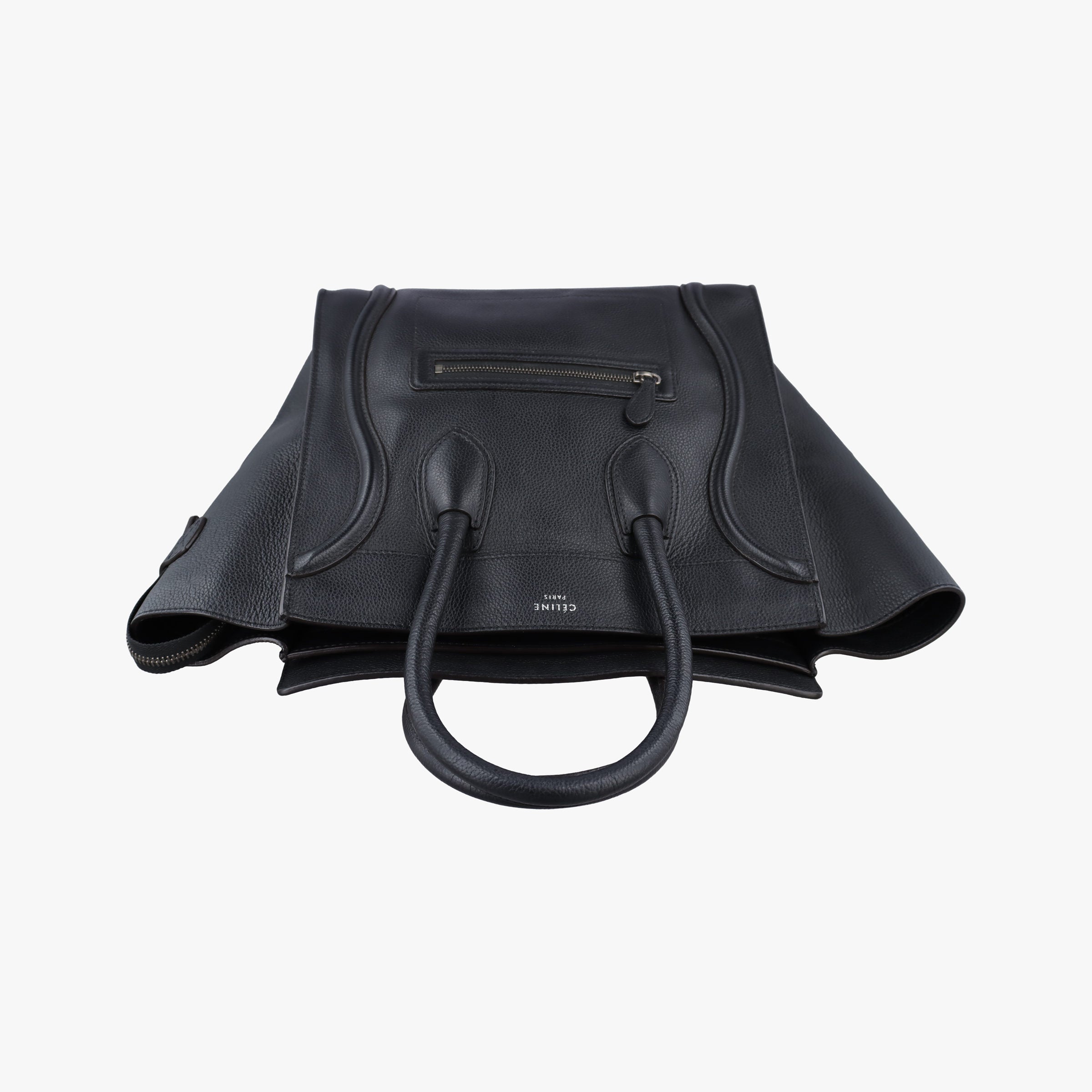 Secondhand Celine Luggage Mini Shopper Black Leather  handbag | stylenewstar
