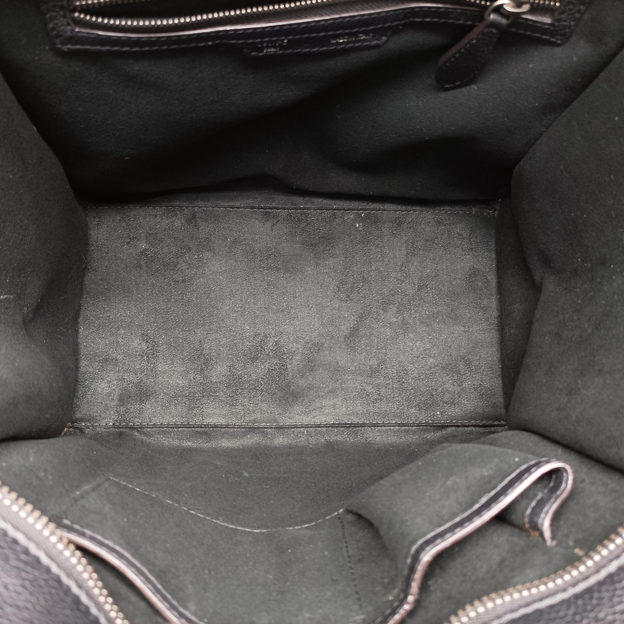 Secondhand Celine Luggage Mini Shopper Black Leather  handbag | stylenewstar