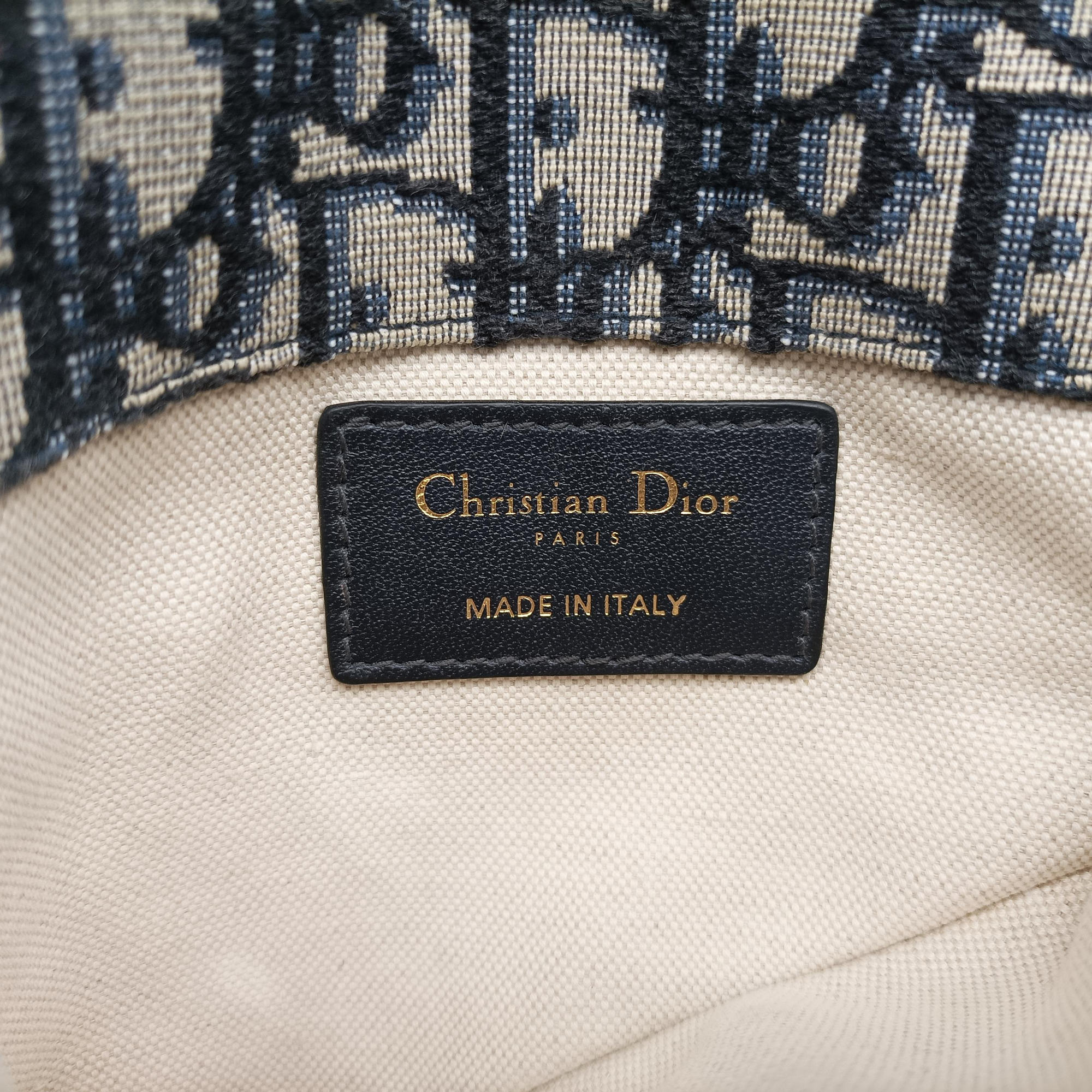 Secondhand Christian Dior Saddle Gray×Navy Jacquard  bum bag/waist bag | stylenewstar