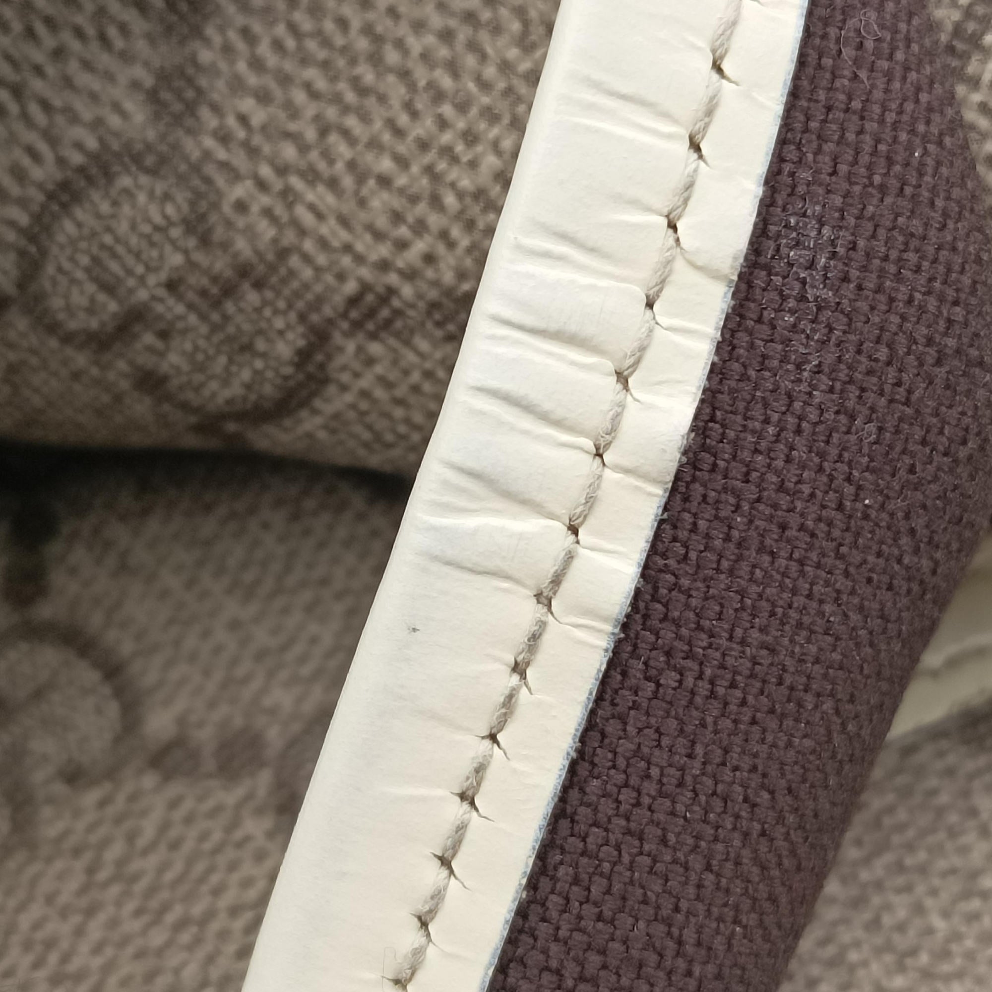 Pre-owned Gucci New Jackie Brown×White PVC coated canvas×Leather 203493 handbag | stylenewstar