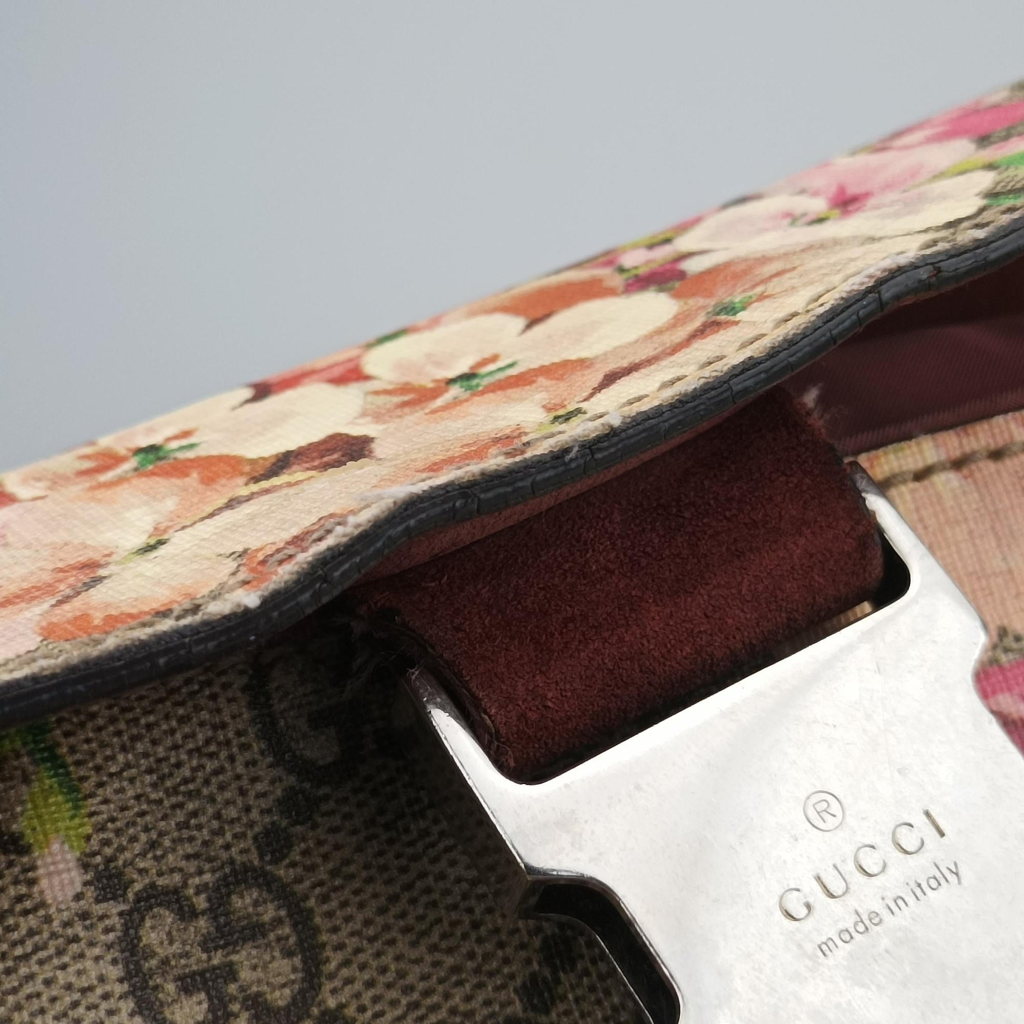 Pre-owned Gucci GG Blooms Beige×Multicolour PVC coated canvas 410544 backpack/rucksack | stylenewstar