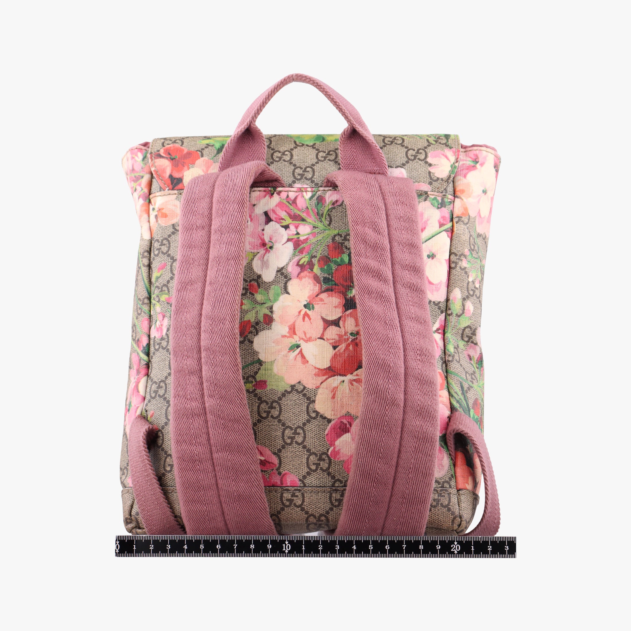 Pre-owned Gucci GG Blooms Beige×Multicolour PVC coated canvas 410544 backpack/rucksack | stylenewstar