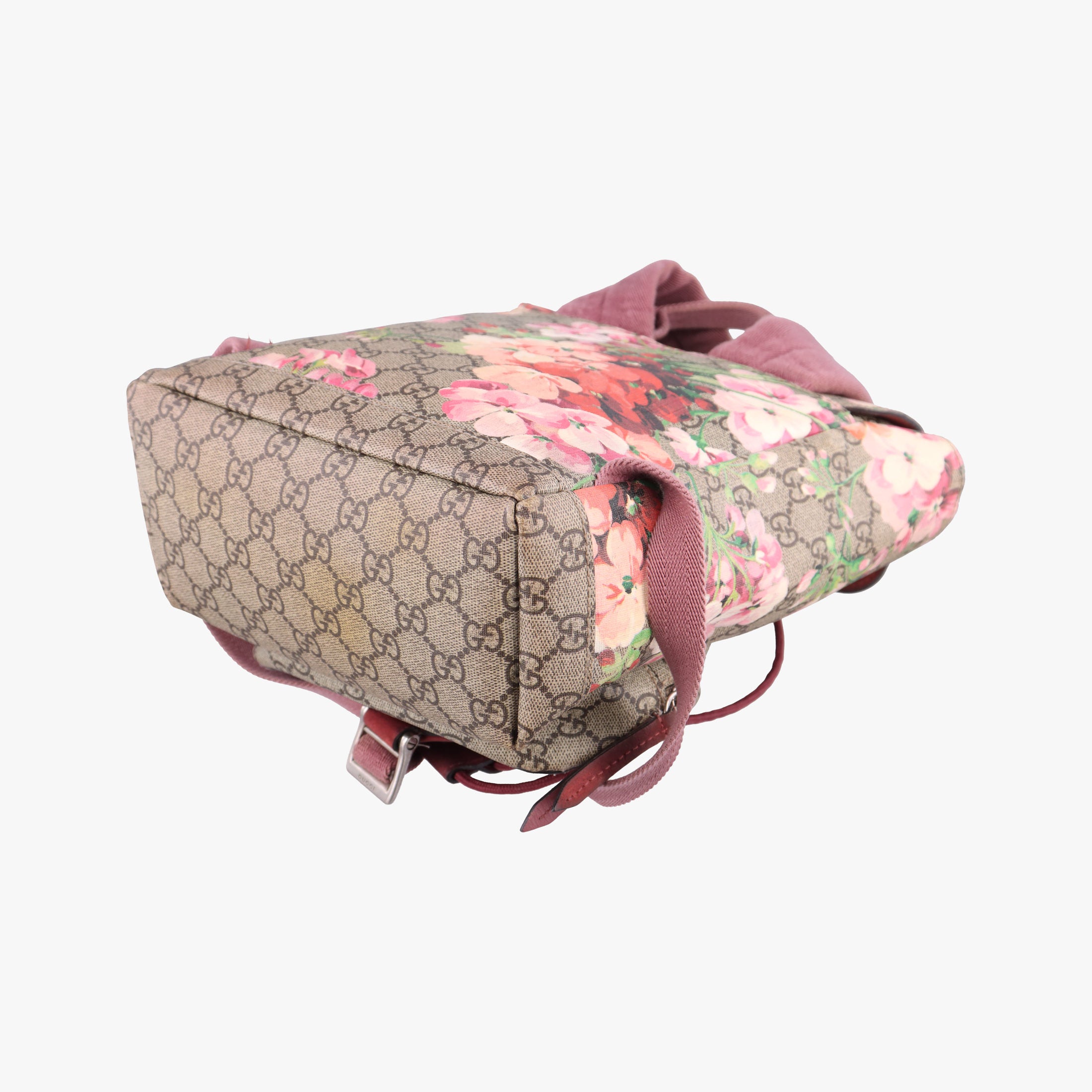 Pre-owned Gucci GG Blooms Beige×Multicolour PVC coated canvas 410544 backpack/rucksack | stylenewstar