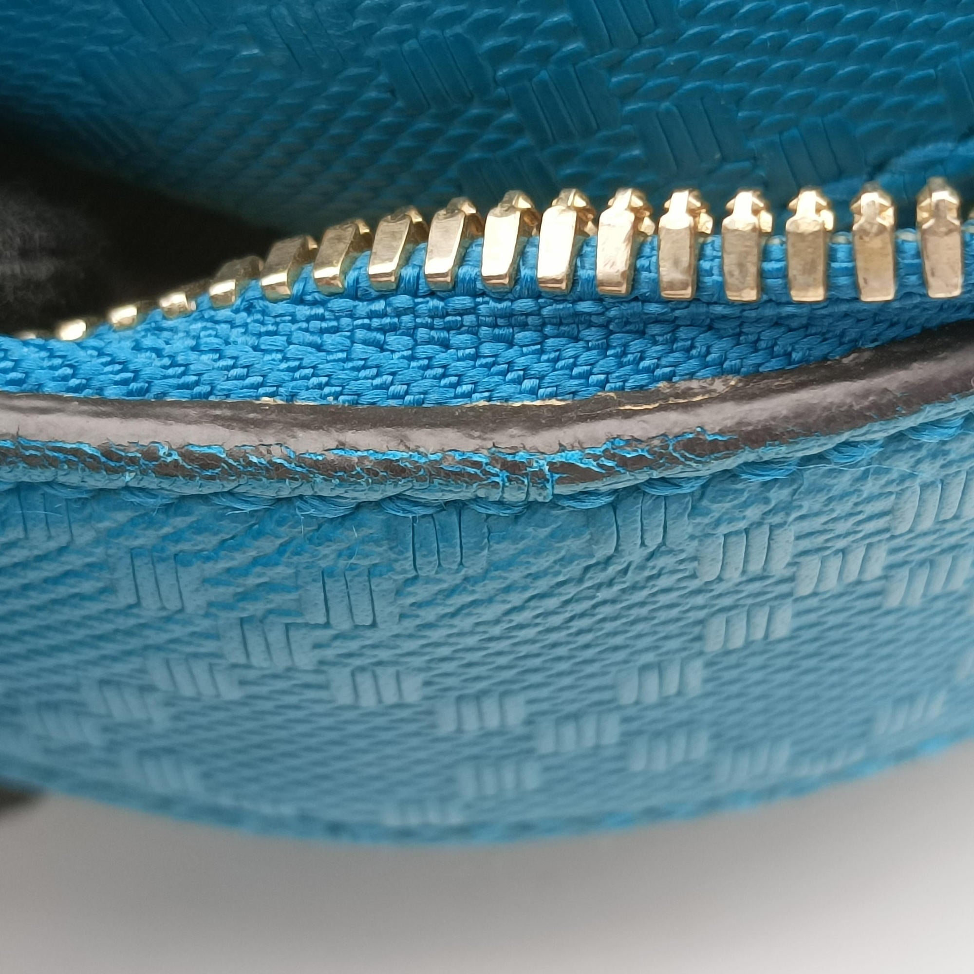 Pre-owned Gucci Bright Diamante Blue Leather 354332 shoulderbag | stylenewstar