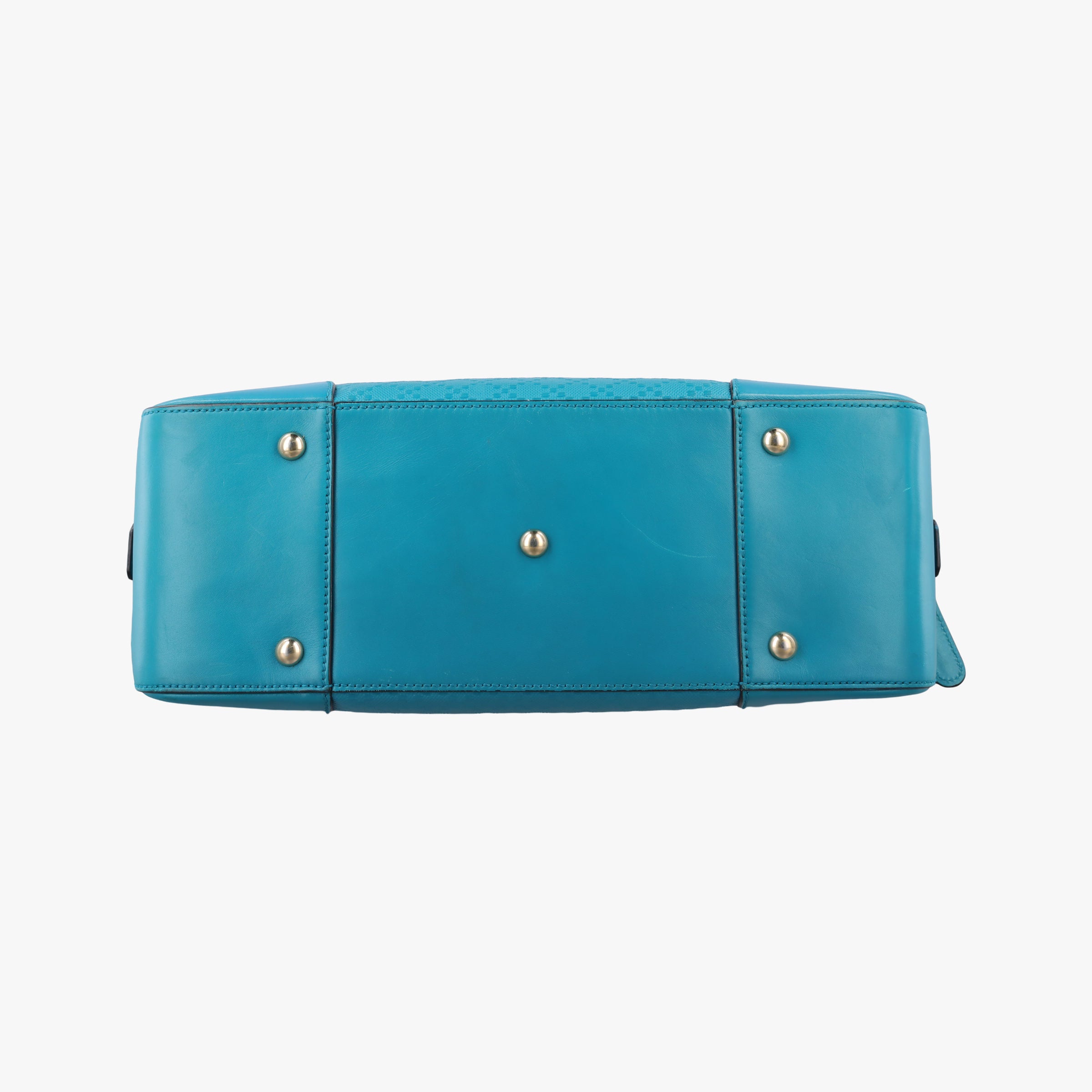 Pre-owned Gucci Bright Diamante Blue Leather 354332 shoulderbag | stylenewstar