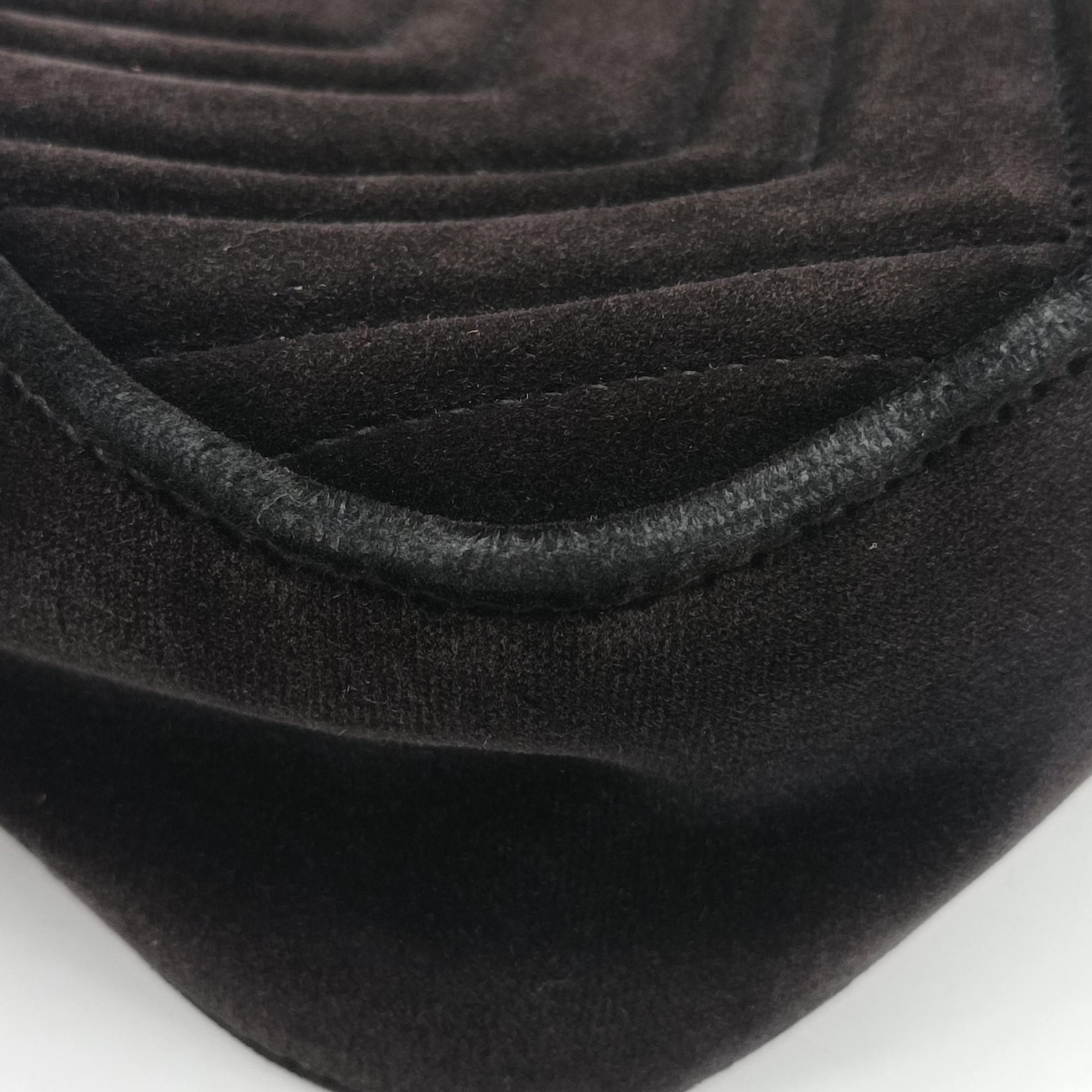 Pre-owned Gucci GG Marmont Black velour 447632 shoulderbag | stylenewstar