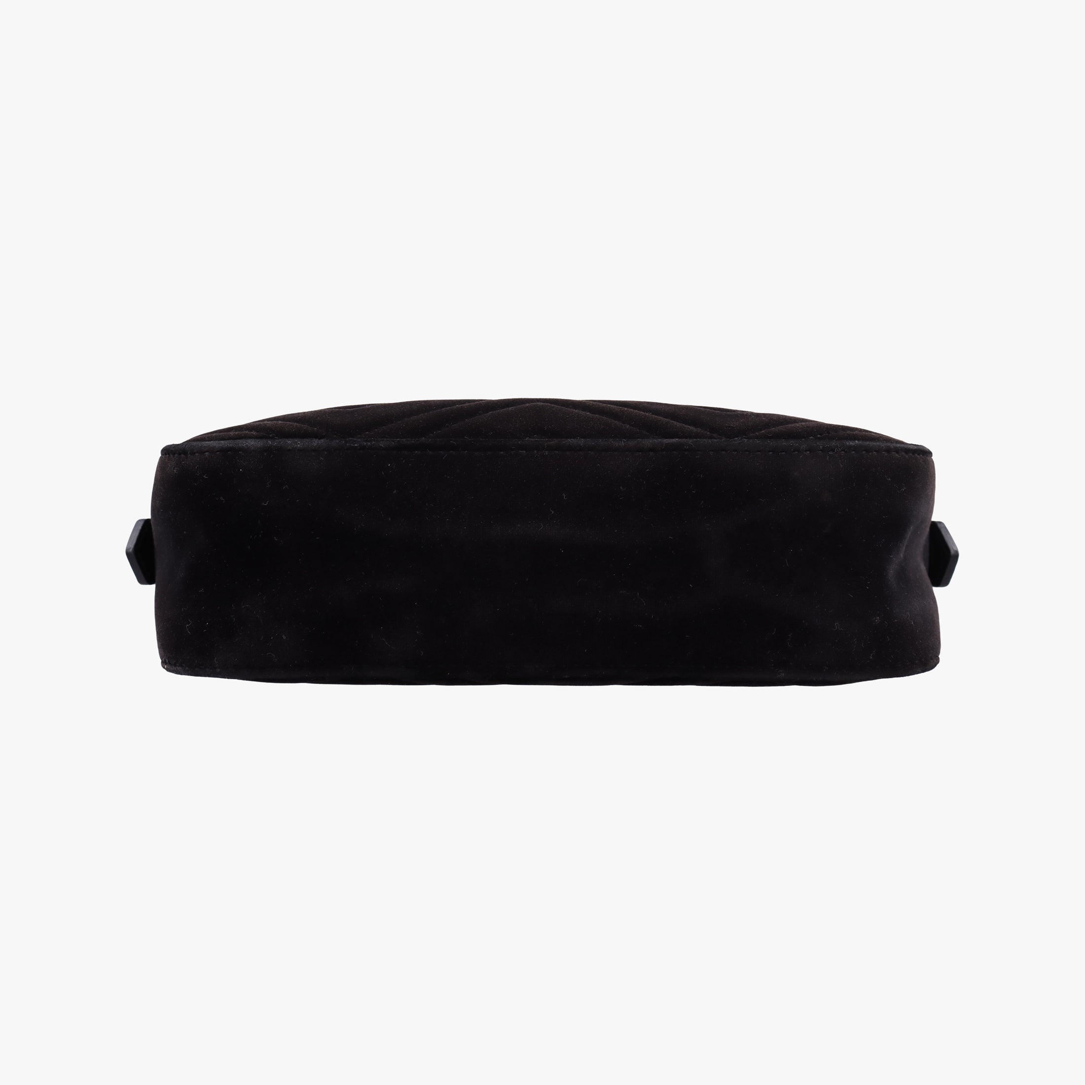 Pre-owned Gucci GG Marmont Black velour 447632 shoulderbag | stylenewstar