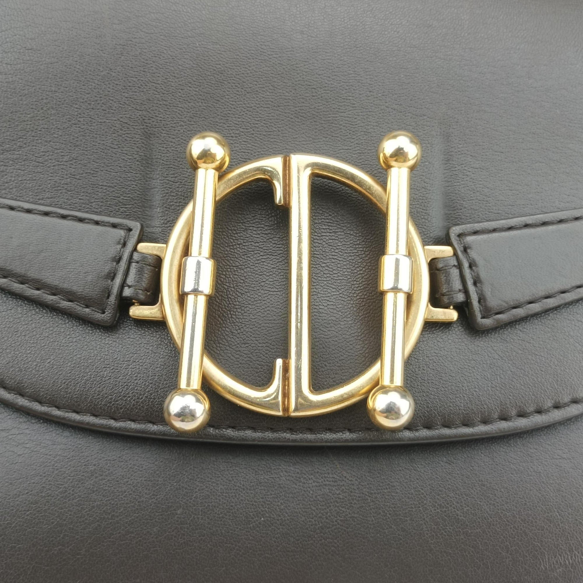 Pre-owned Christian Dior DiorDirection Brown Smooth calfskin  shoulderbag | stylenewstar