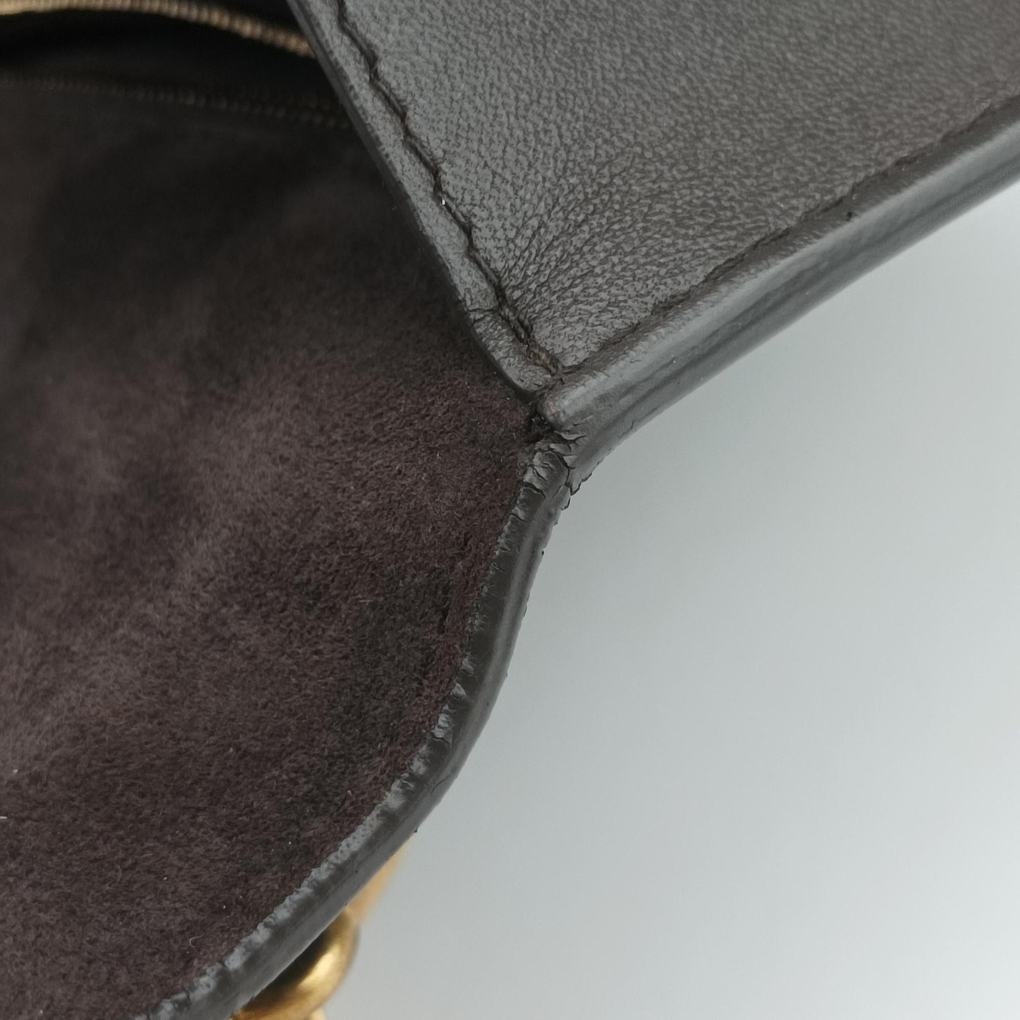 Pre-owned Christian Dior DiorDirection Brown Smooth calfskin  shoulderbag | stylenewstar