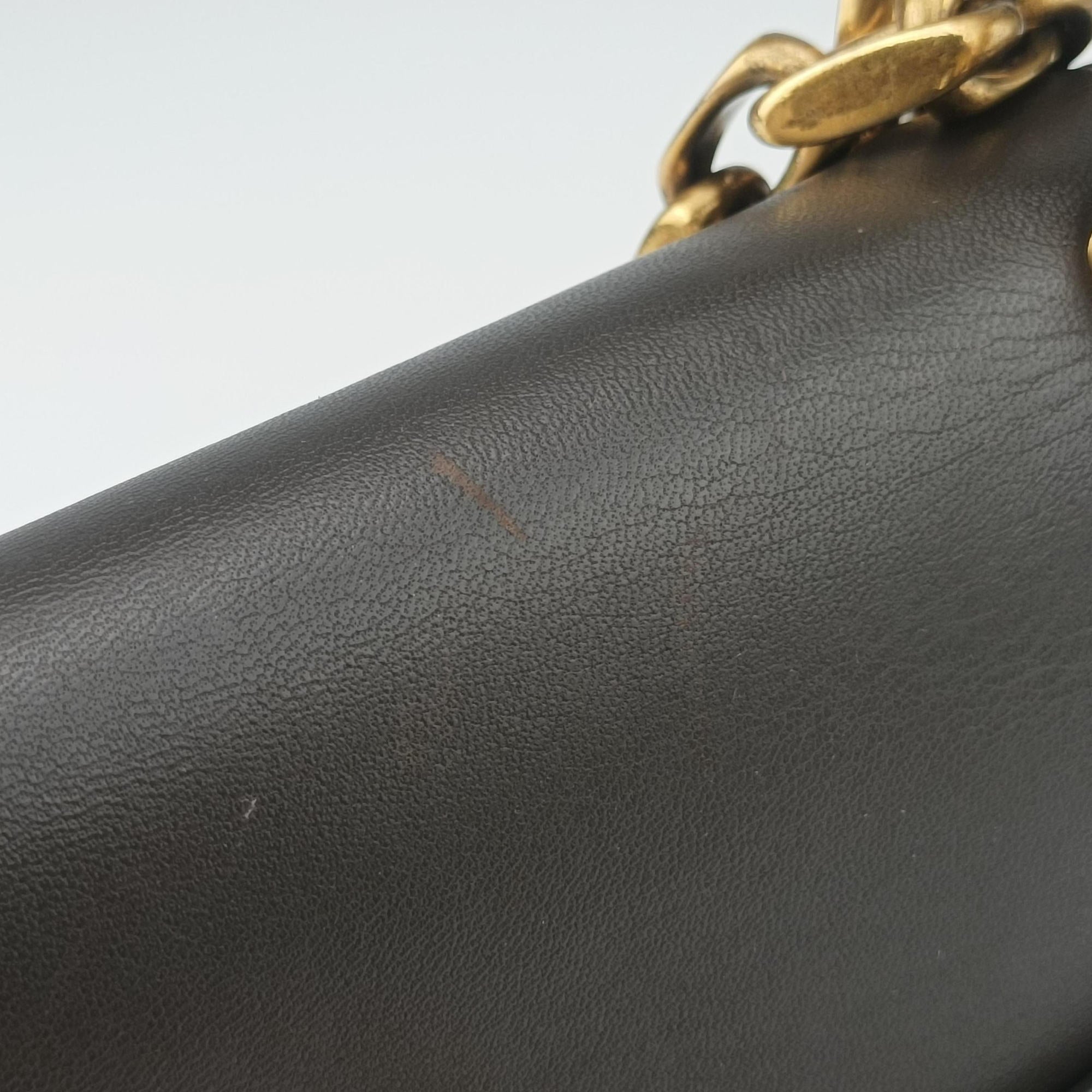 Pre-owned Christian Dior DiorDirection Brown Smooth calfskin  shoulderbag | stylenewstar