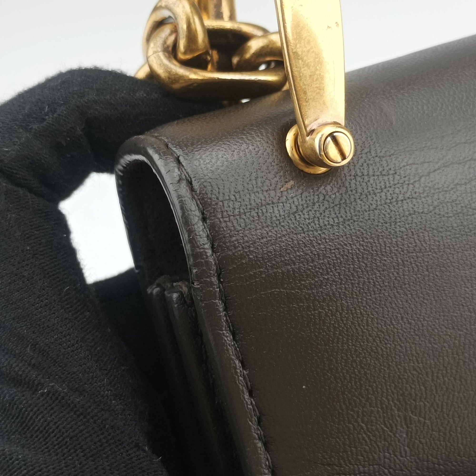 Pre-owned Christian Dior DiorDirection Brown Smooth calfskin  shoulderbag | stylenewstar