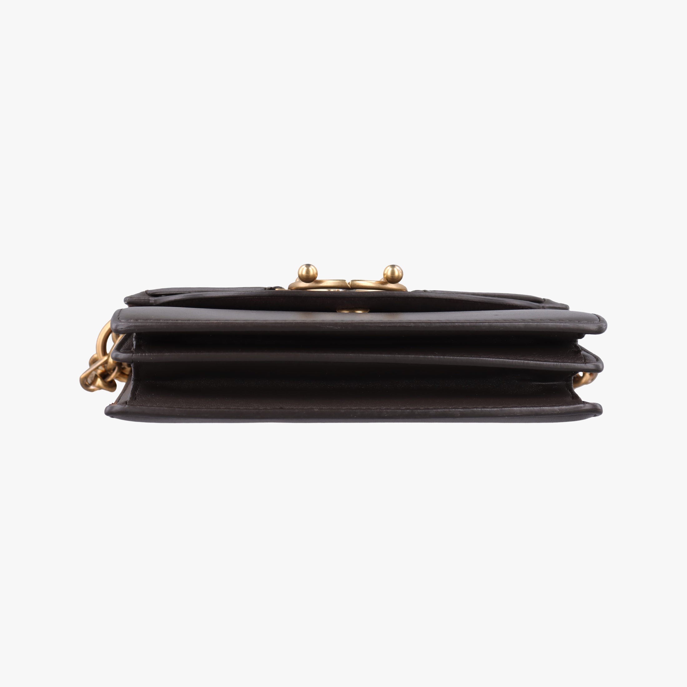 Pre-owned Christian Dior DiorDirection Brown Smooth calfskin  shoulderbag | stylenewstar