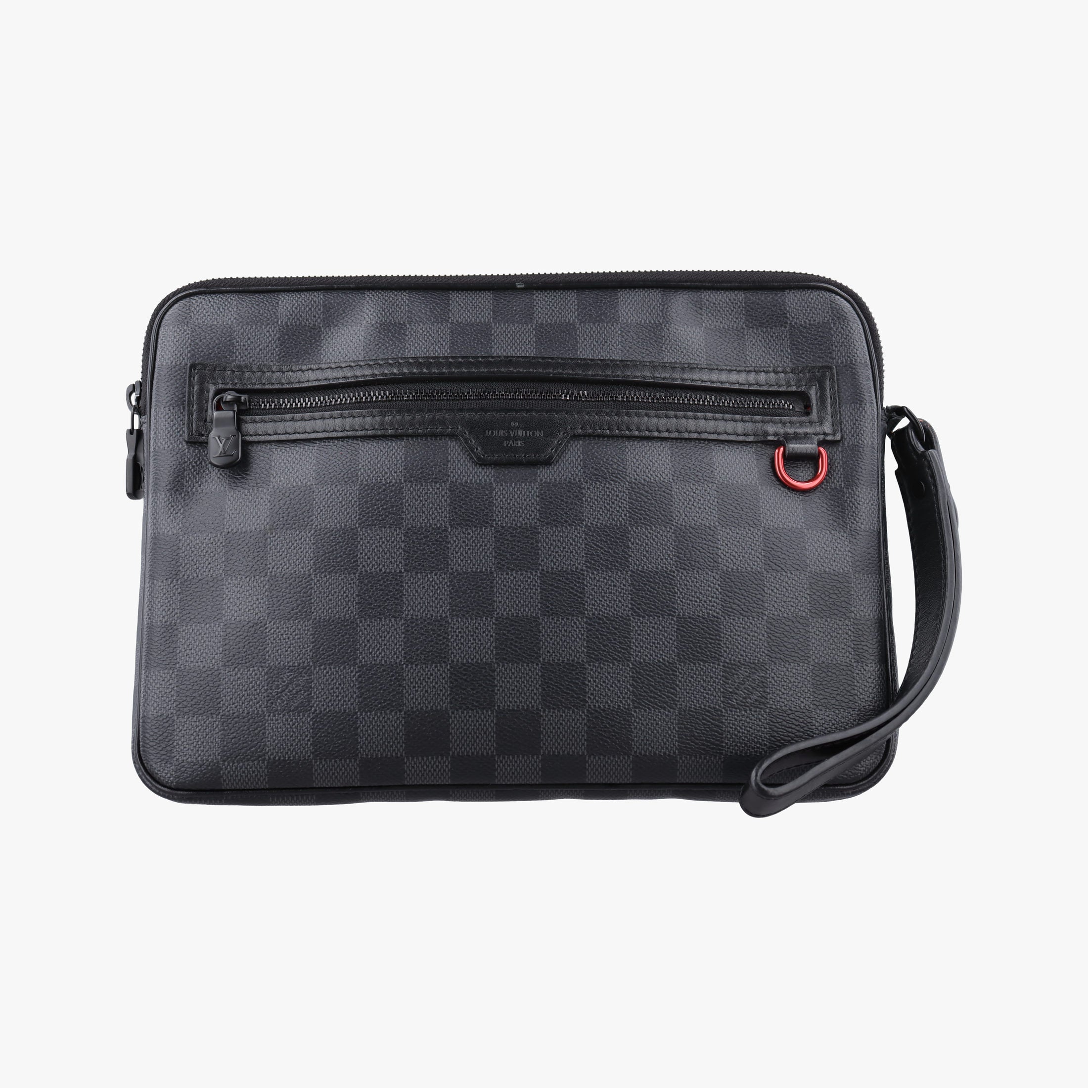 Vintage Louis Vuitton Utility Supplement Noir Damier Graphite N60324 clutchbag | stylenewstar