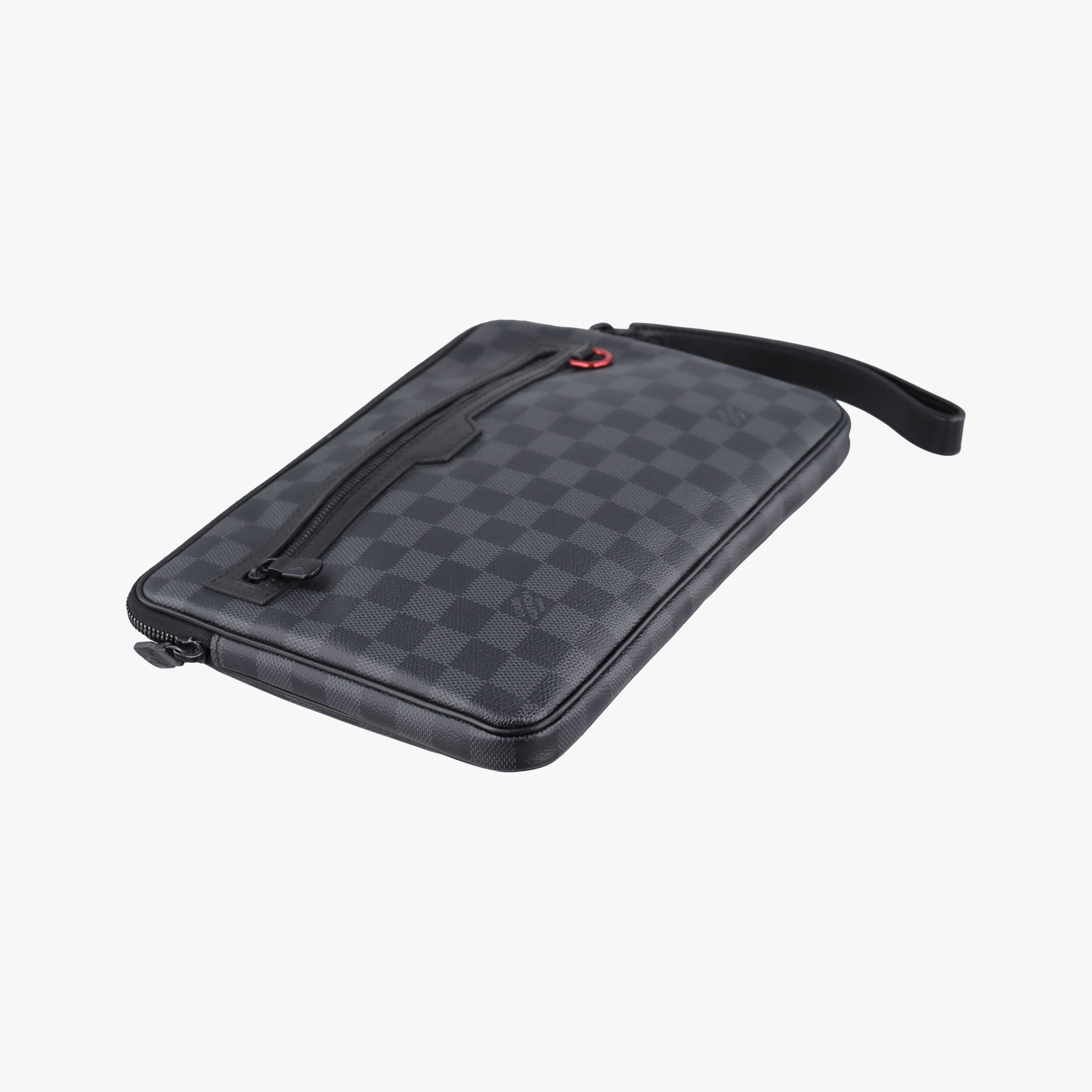Vintage Louis Vuitton Utility Supplement Noir Damier Graphite N60324 clutchbag | stylenewstar