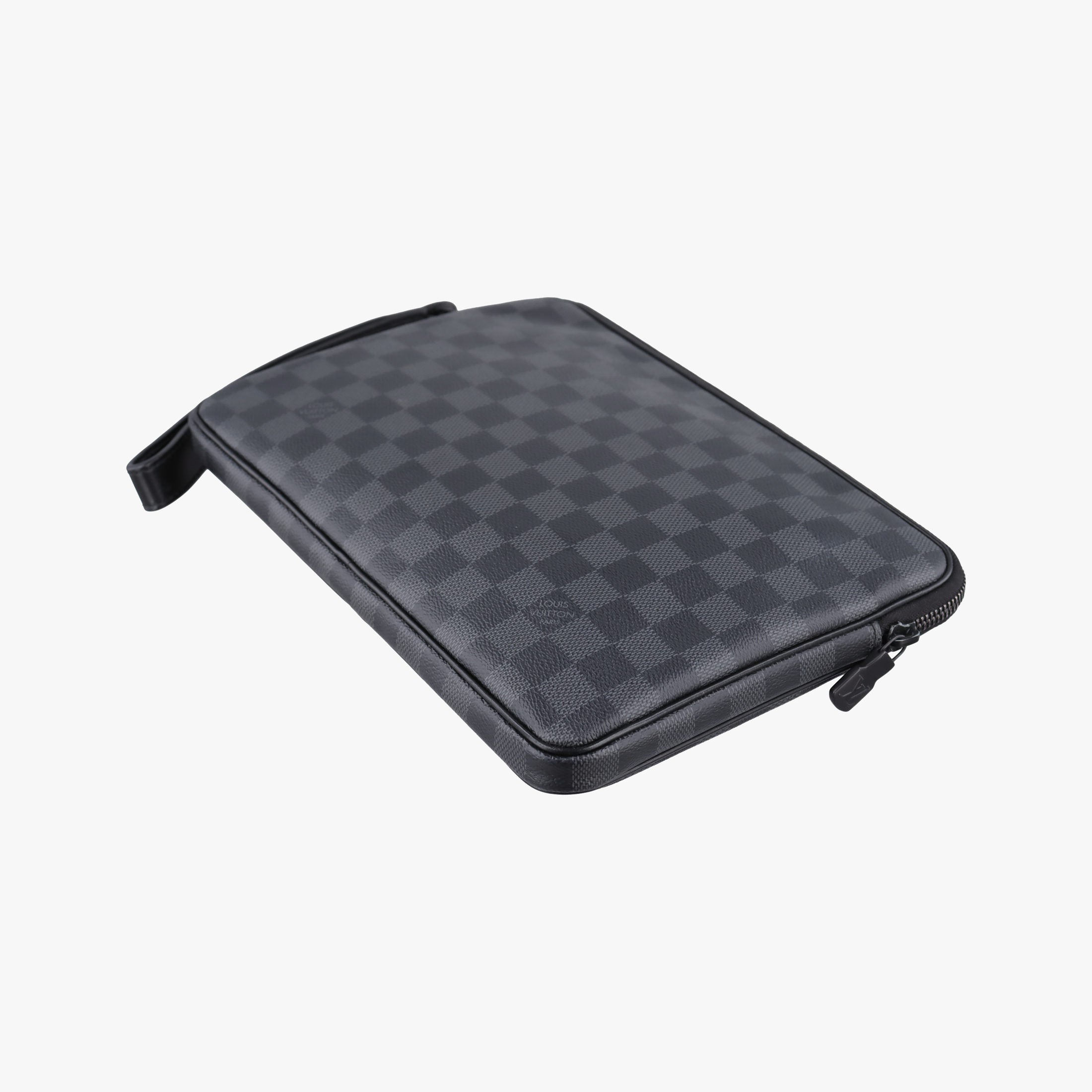 Vintage Louis Vuitton Utility Supplement Noir Damier Graphite N60324 clutchbag | stylenewstar