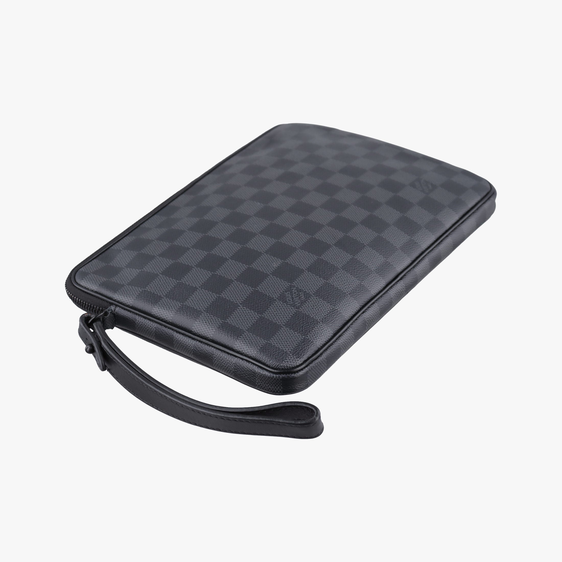 Vintage Louis Vuitton Utility Supplement Noir Damier Graphite N60324 clutchbag | stylenewstar