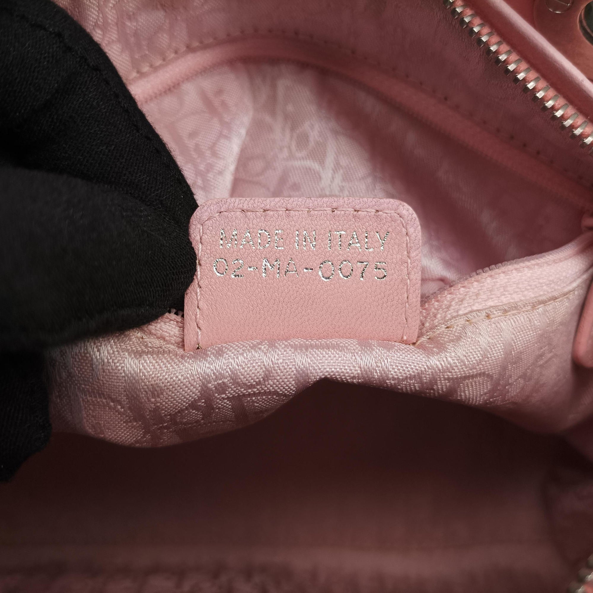 Pre-owned Christian Dior Lady Dior Pink lambskin  shoulderbag | stylenewstar