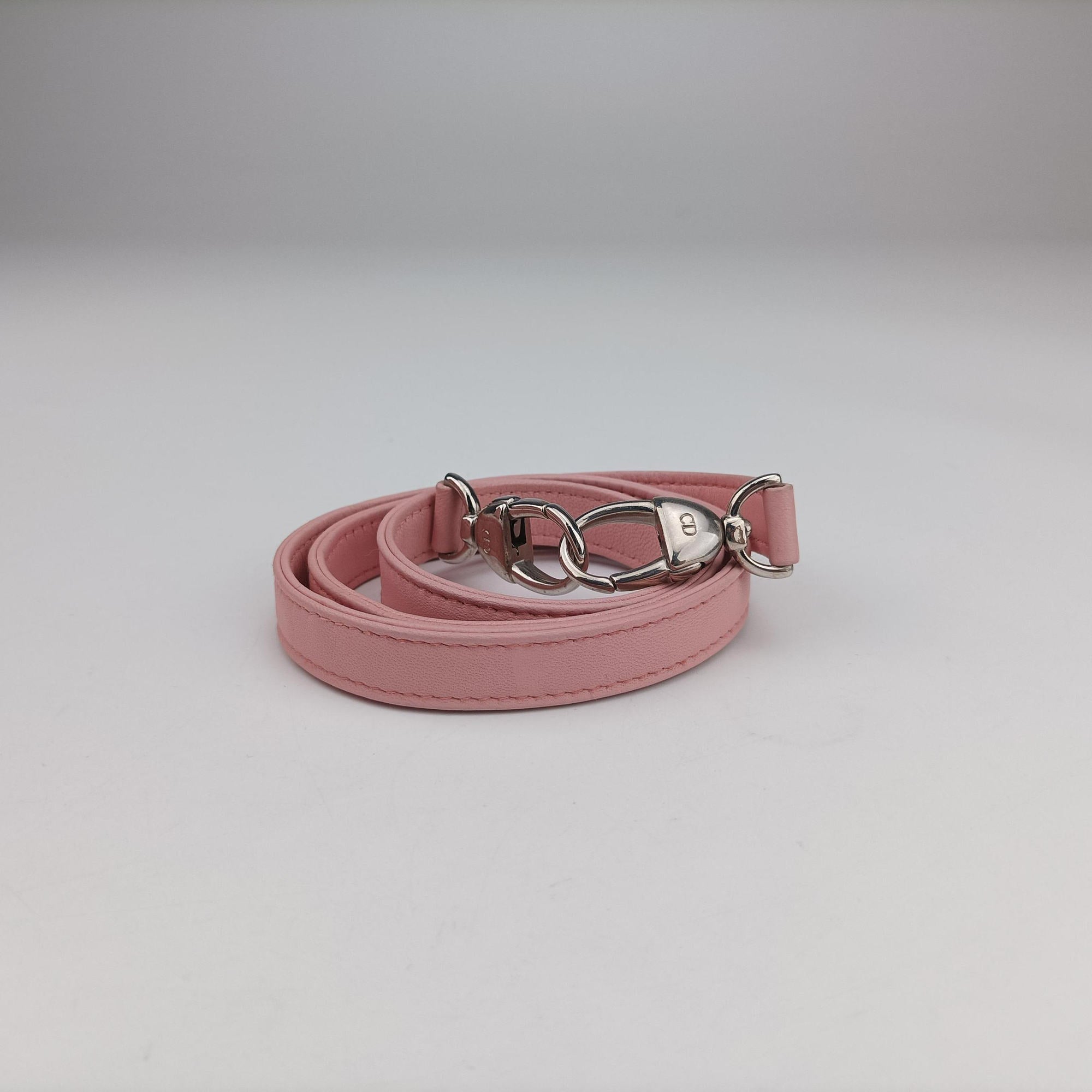 Pre-owned Christian Dior Lady Dior Pink lambskin  shoulderbag | stylenewstar
