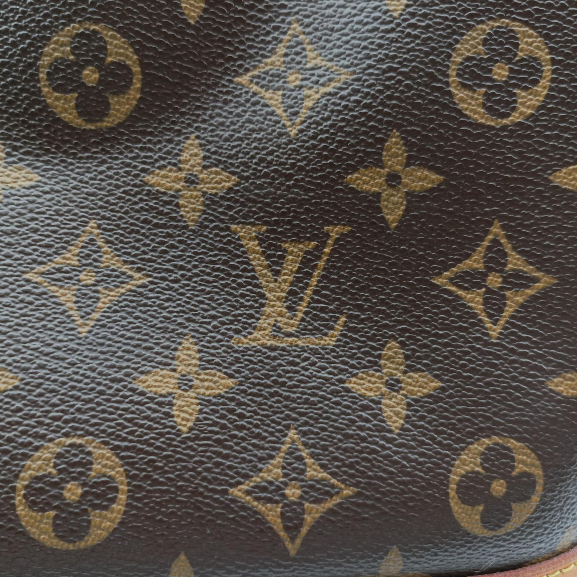 Pre-owned Louis Vuitton LOCKIT Brown Monogram Canvas M40102 handbag | stylenewstar