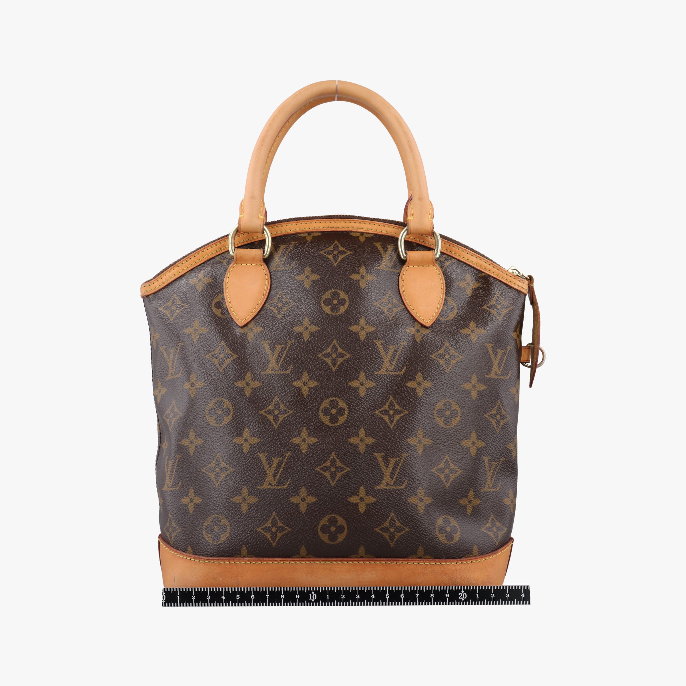 Pre-owned Louis Vuitton LOCKIT Brown Monogram Canvas M40102 handbag | stylenewstar