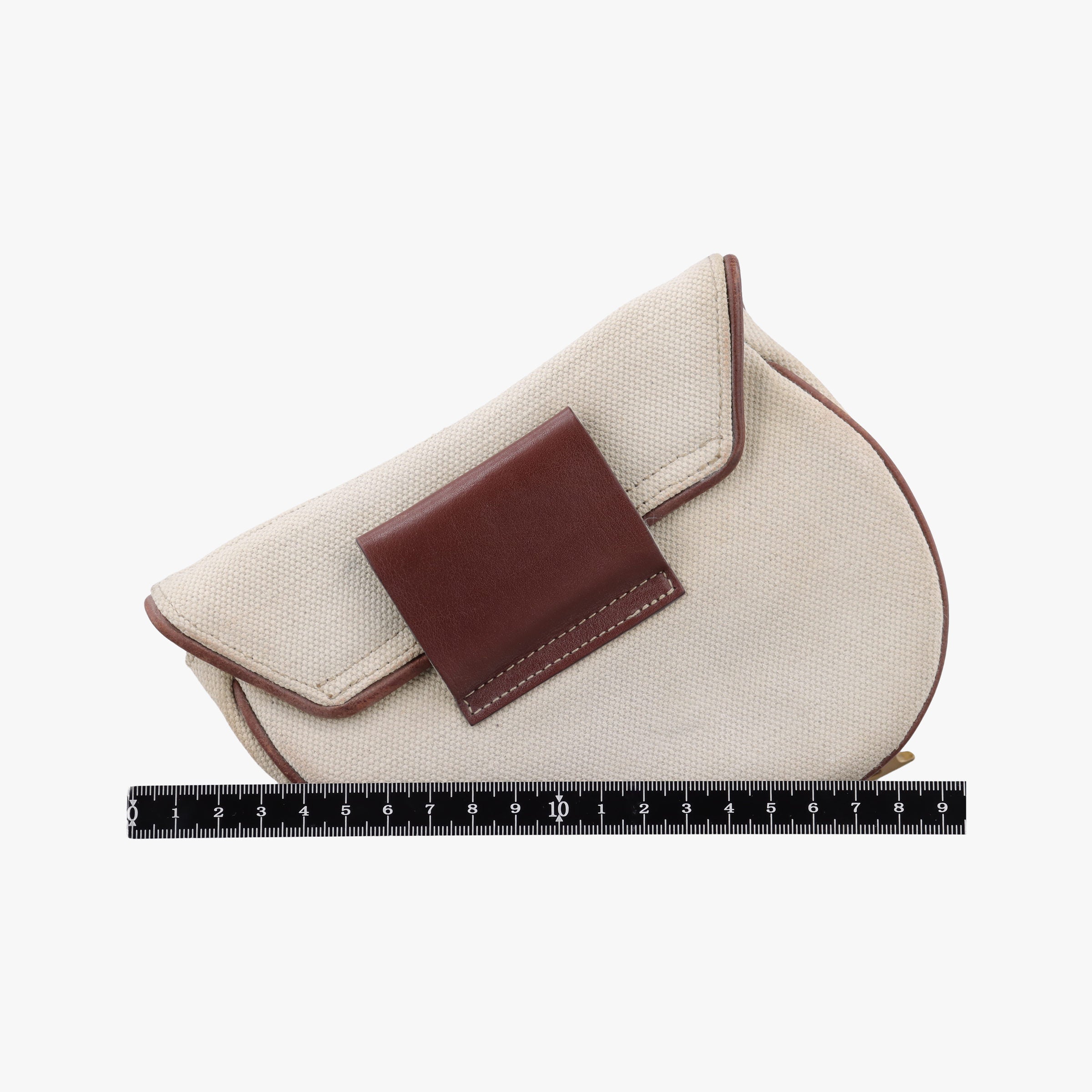 Pre-owned Christian Dior Saddle Beige × Brown Canvas × Leather  bum bag/waist bag | stylenewstar