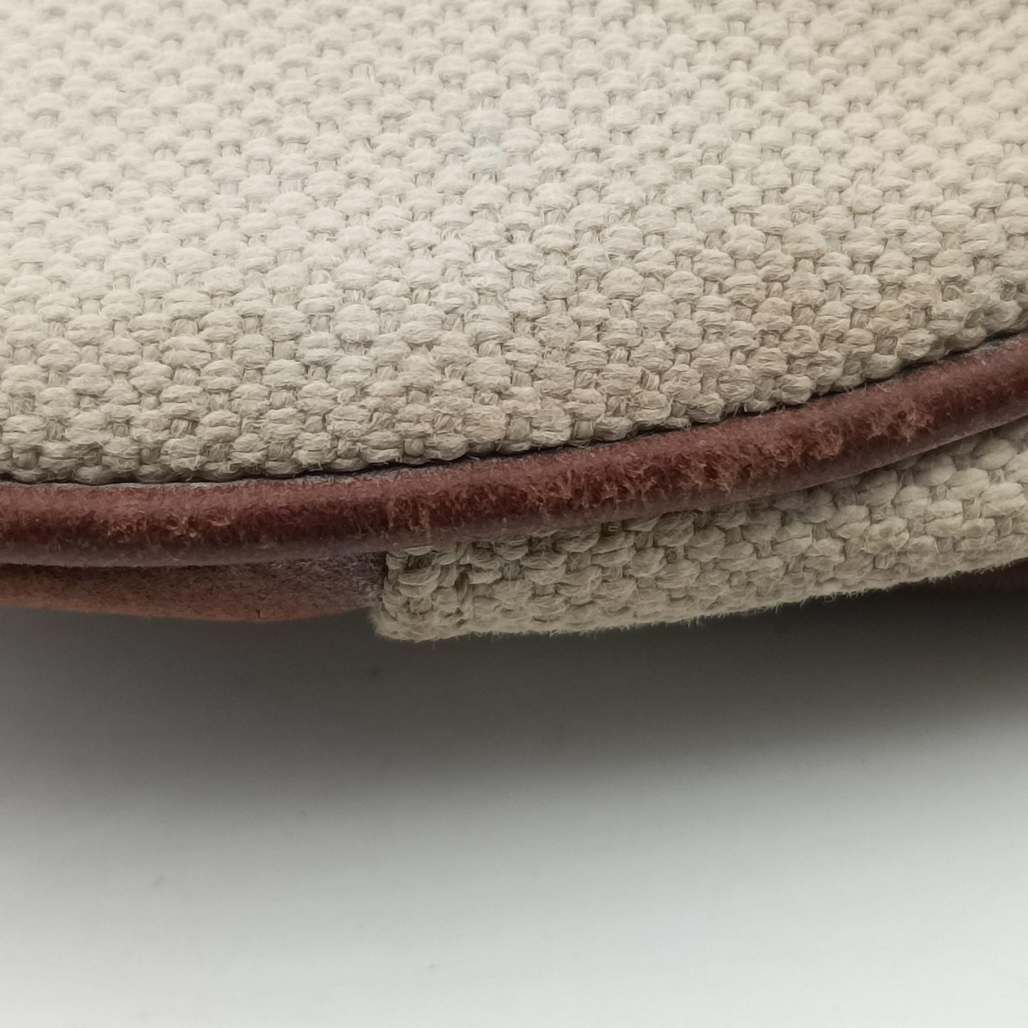 Pre-owned Christian Dior Saddle Beige × Brown Canvas × Leather  bum bag/waist bag | stylenewstar