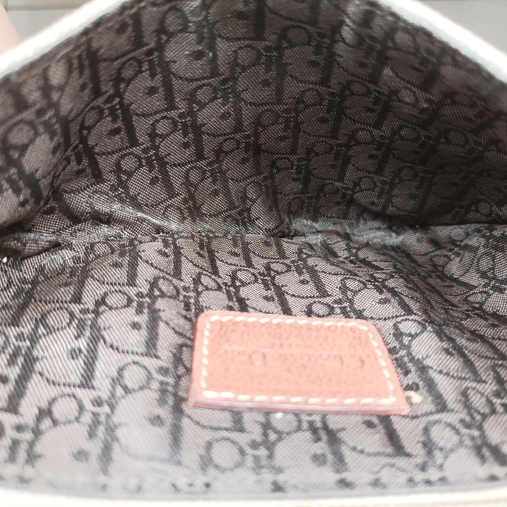 Pre-owned Christian Dior Saddle Beige × Brown Canvas × Leather  bum bag/waist bag | stylenewstar