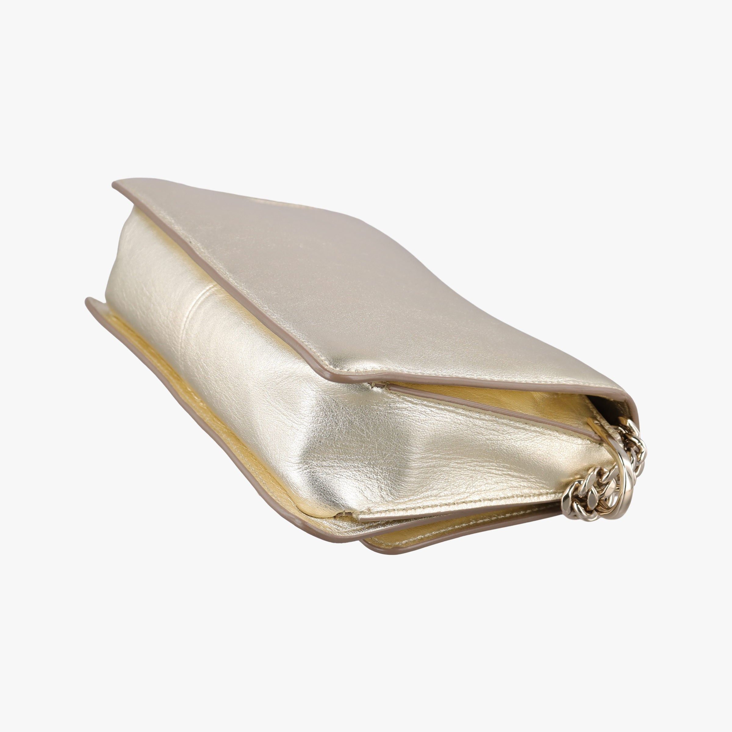 Secondhand TODS Double T Golden Leather  shoulderbag | stylenewstar