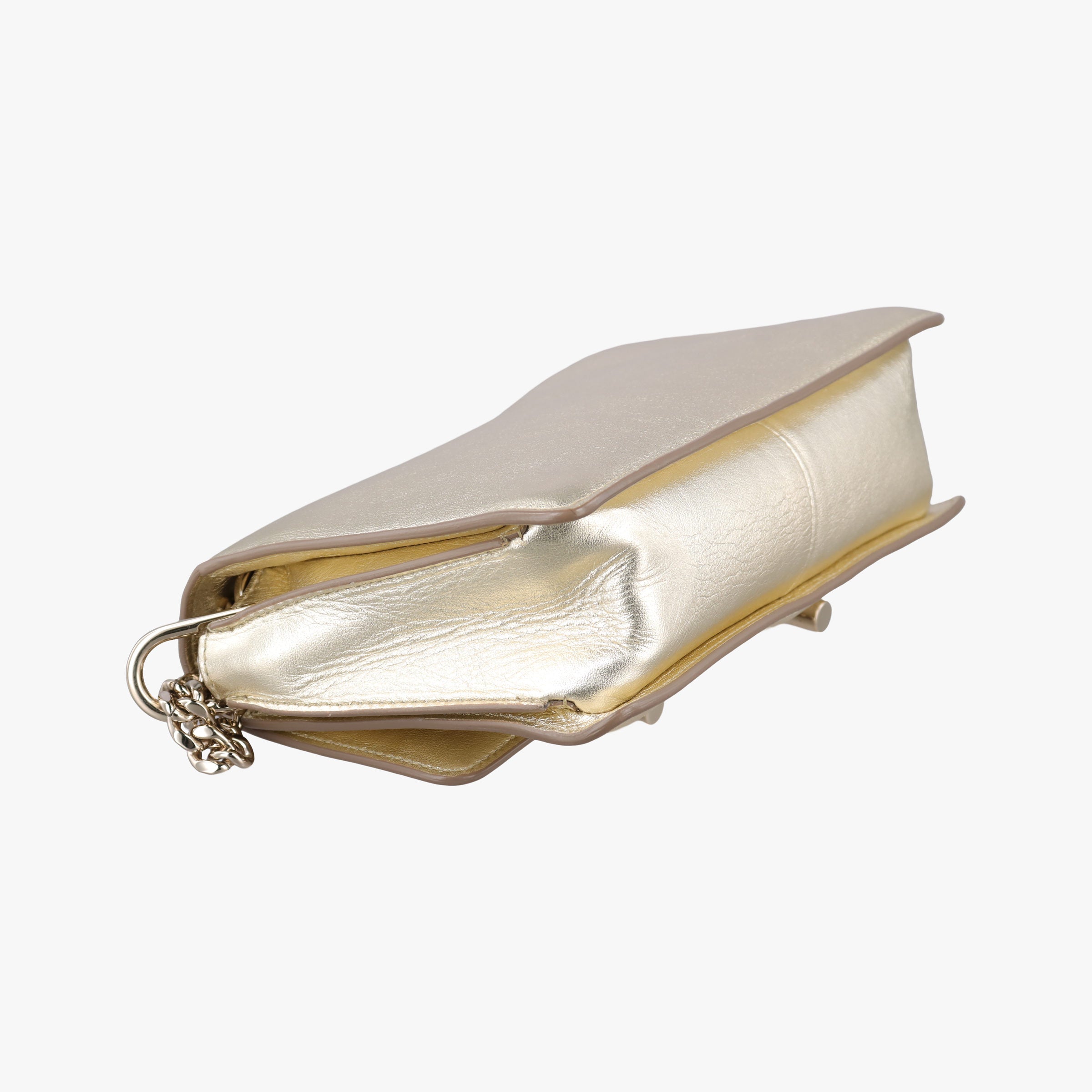 Secondhand TODS Double T Golden Leather  shoulderbag | stylenewstar