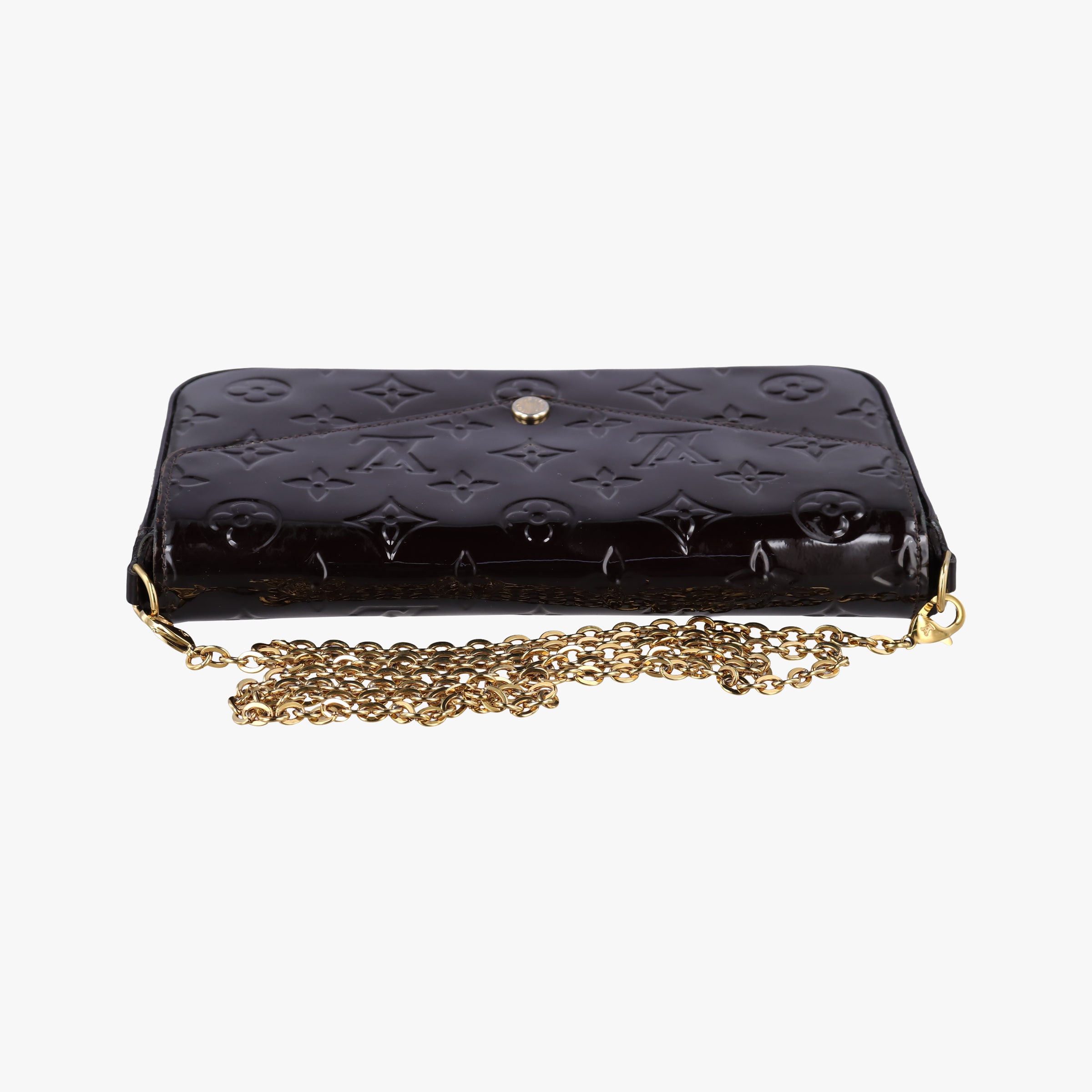 Vintage Louis Vuitton Pochette Felice Amarante Vernis M61267 shoulderbag | stylenewstar